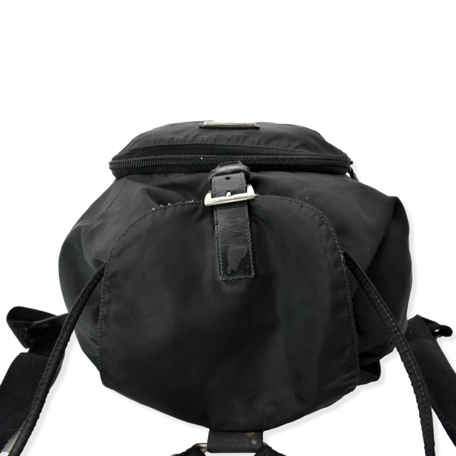 Backpack Handbag Nylon Black