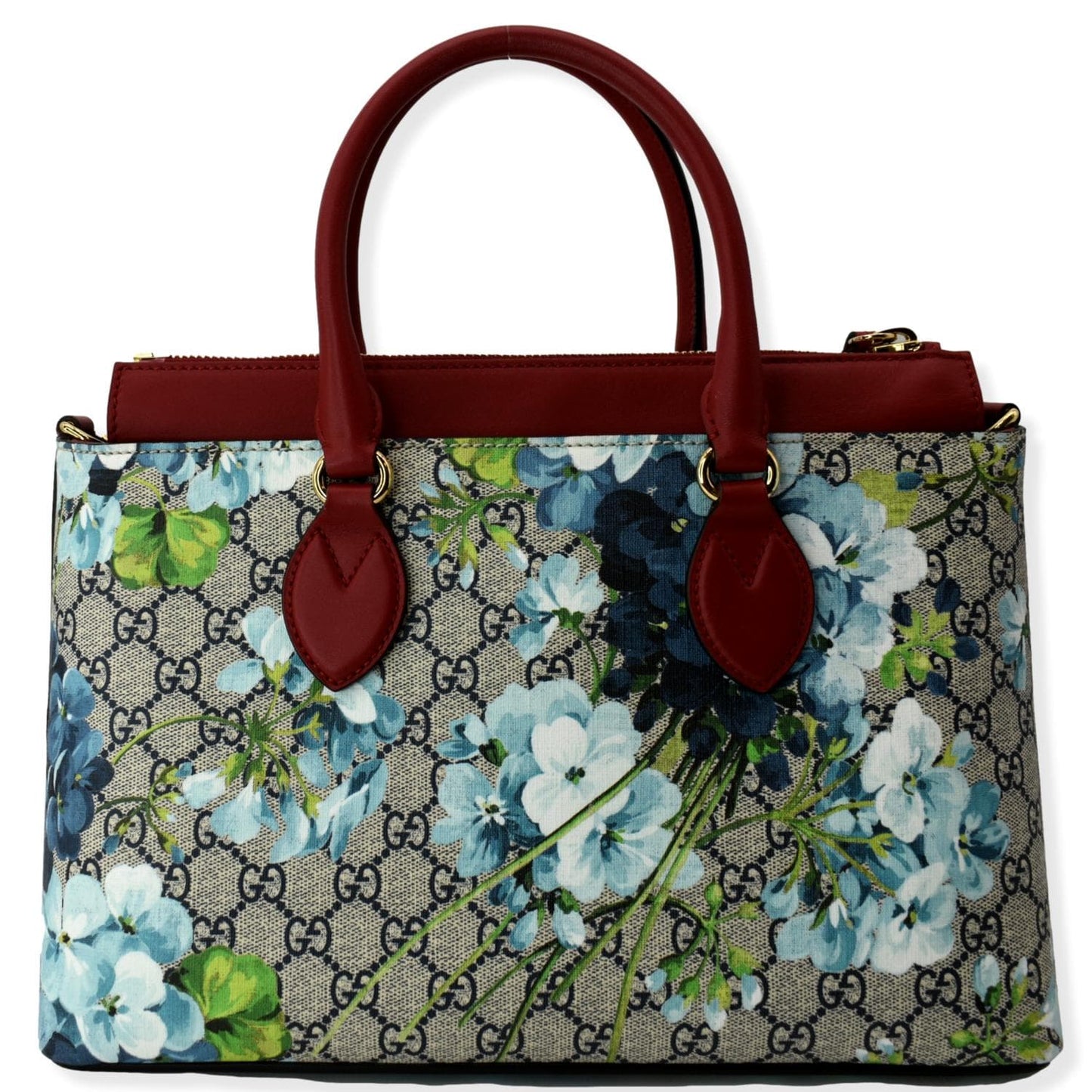 Gucci Blooms Floral Supreme Satchel Bag Leather Canvas Shoulder Bag Floral 546316