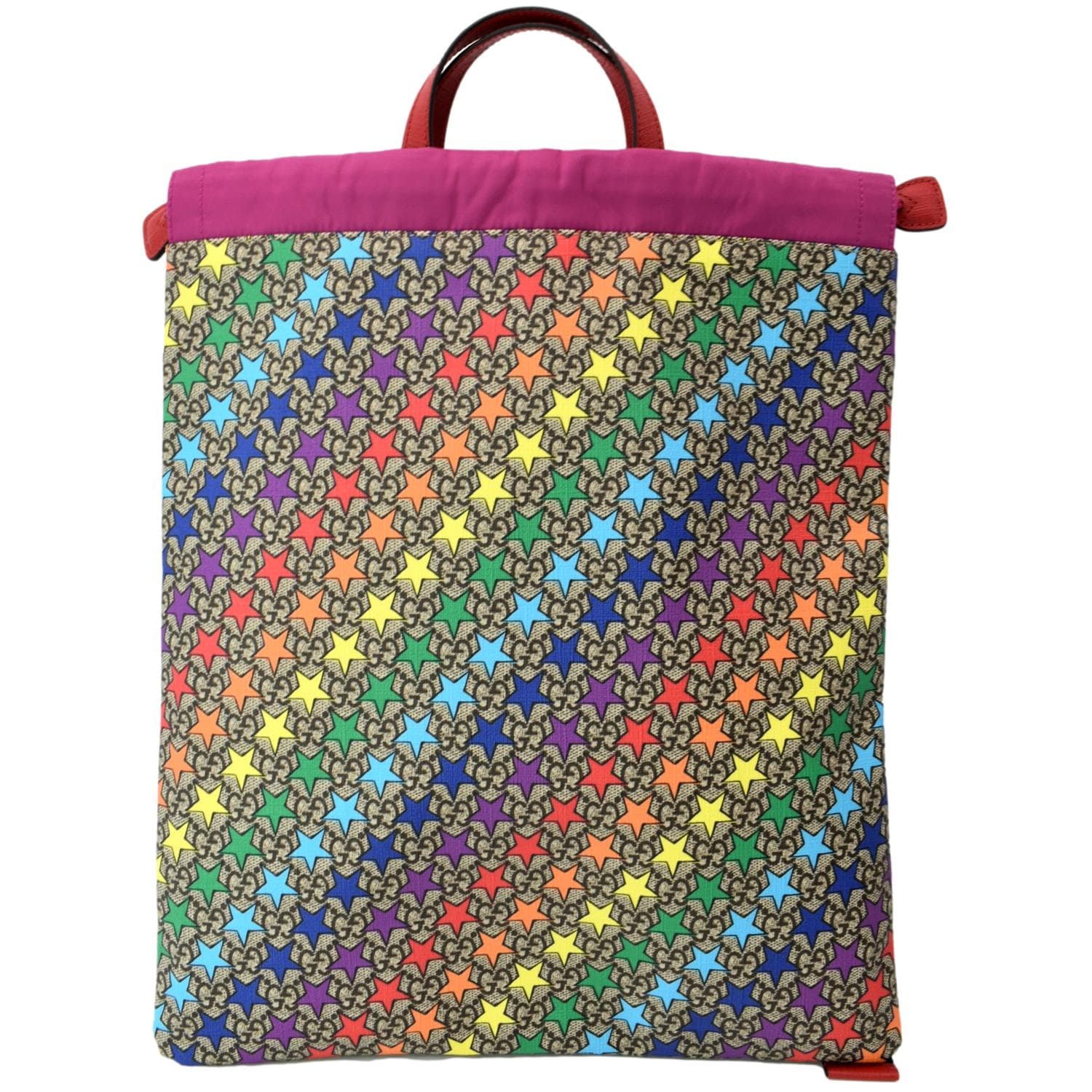 Gucci Children Star Print Supreme Backpack Multicolor Monogram