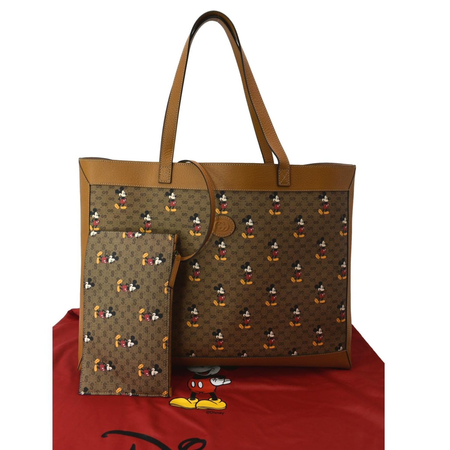 Gucci Disney Supreme Tote Bag Beige Medium Supreme Tote