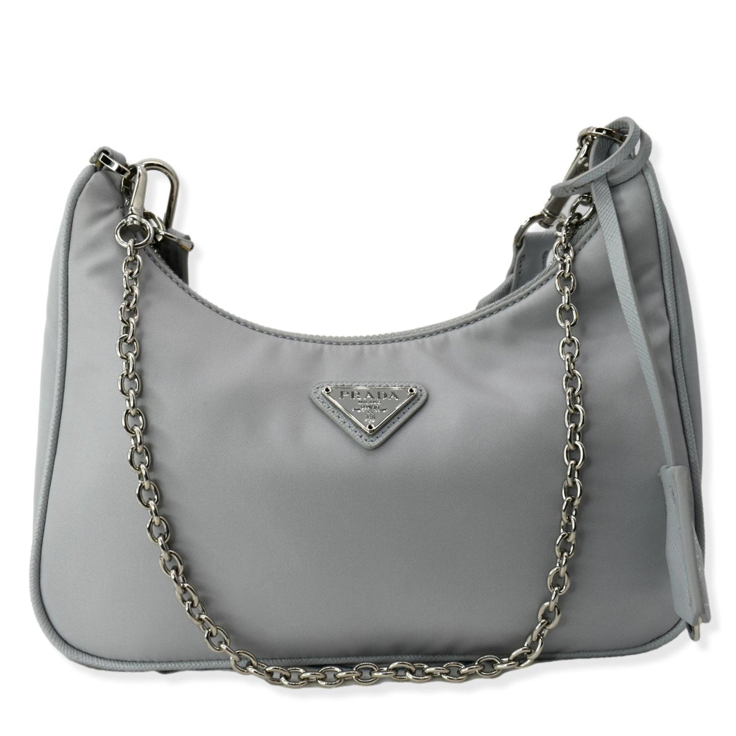 Prada Re Edition Shoulder Bag Grey Hot Deals Nylon Gray