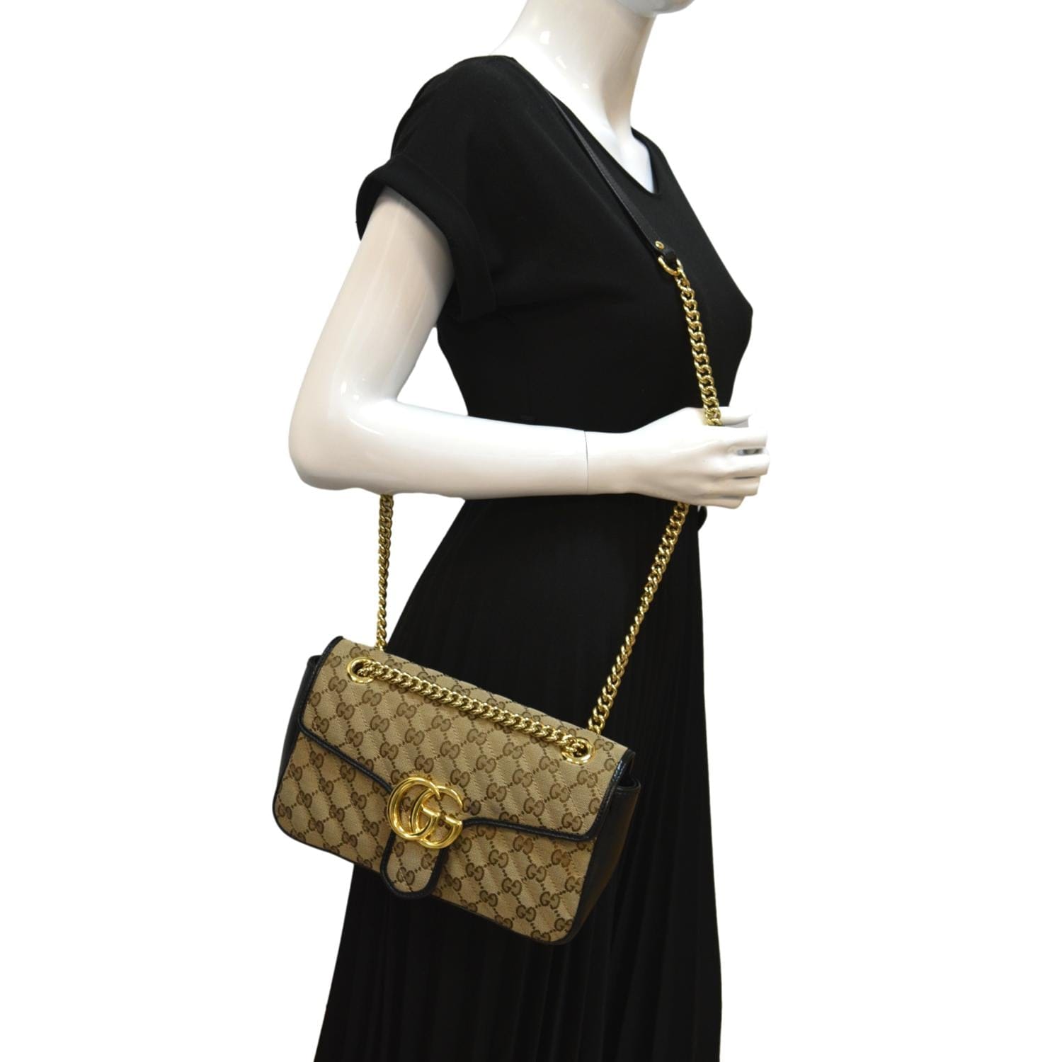 Gucci Marmont Small Shoulder Bag Canvas Matelasse