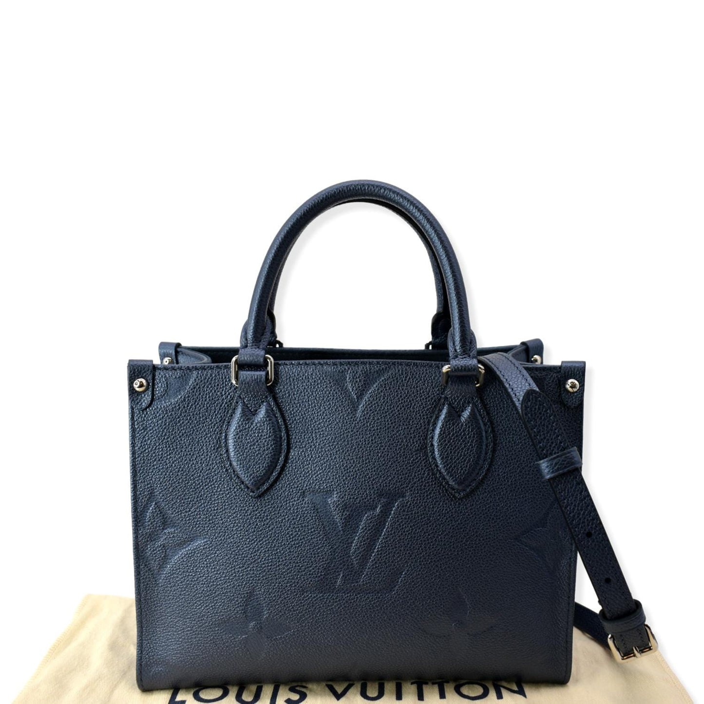 Louis Onthego Pm Empreinte Tote Shoulder Bag Monogram