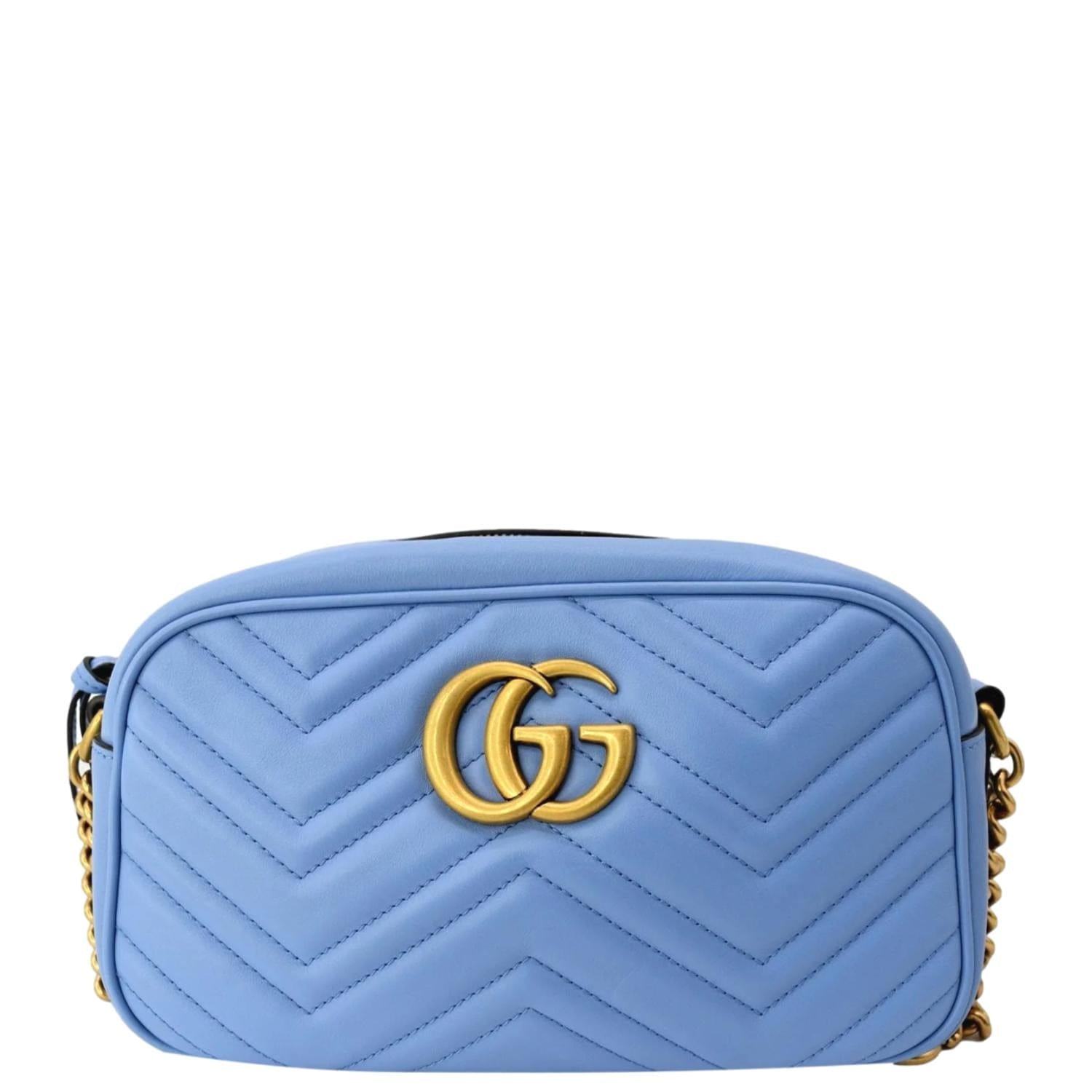 Gucci Marmont Crossbody Bag Leather Matelasse