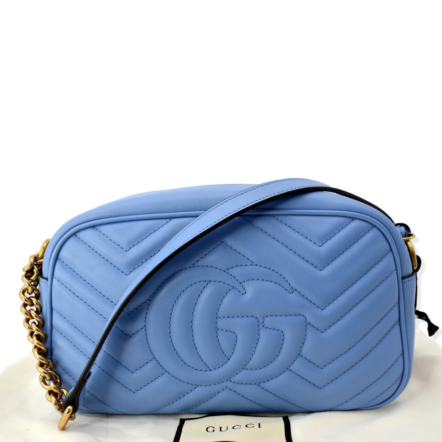 Gucci Marmont Crossbody Bag Leather Matelasse