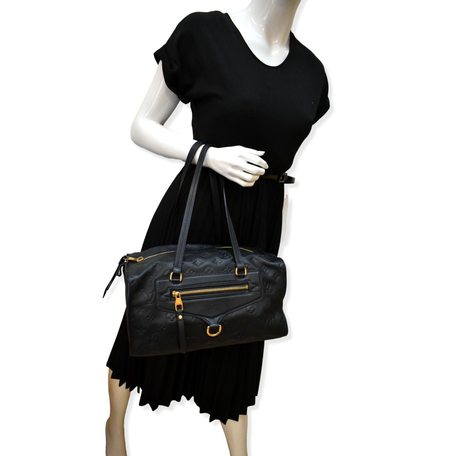 Louis Inspiree Empreinte Shoulder Bag Leather Monogram