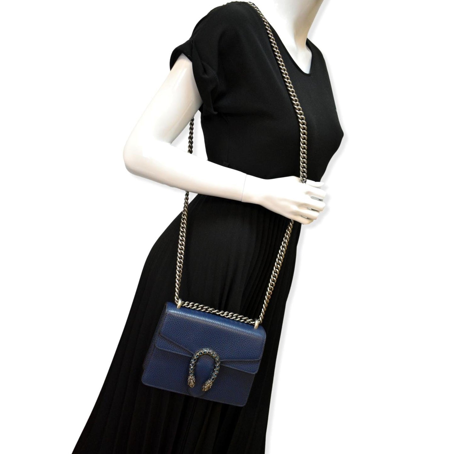 Gucci Dionysus Crossbody Bag Leather Blue