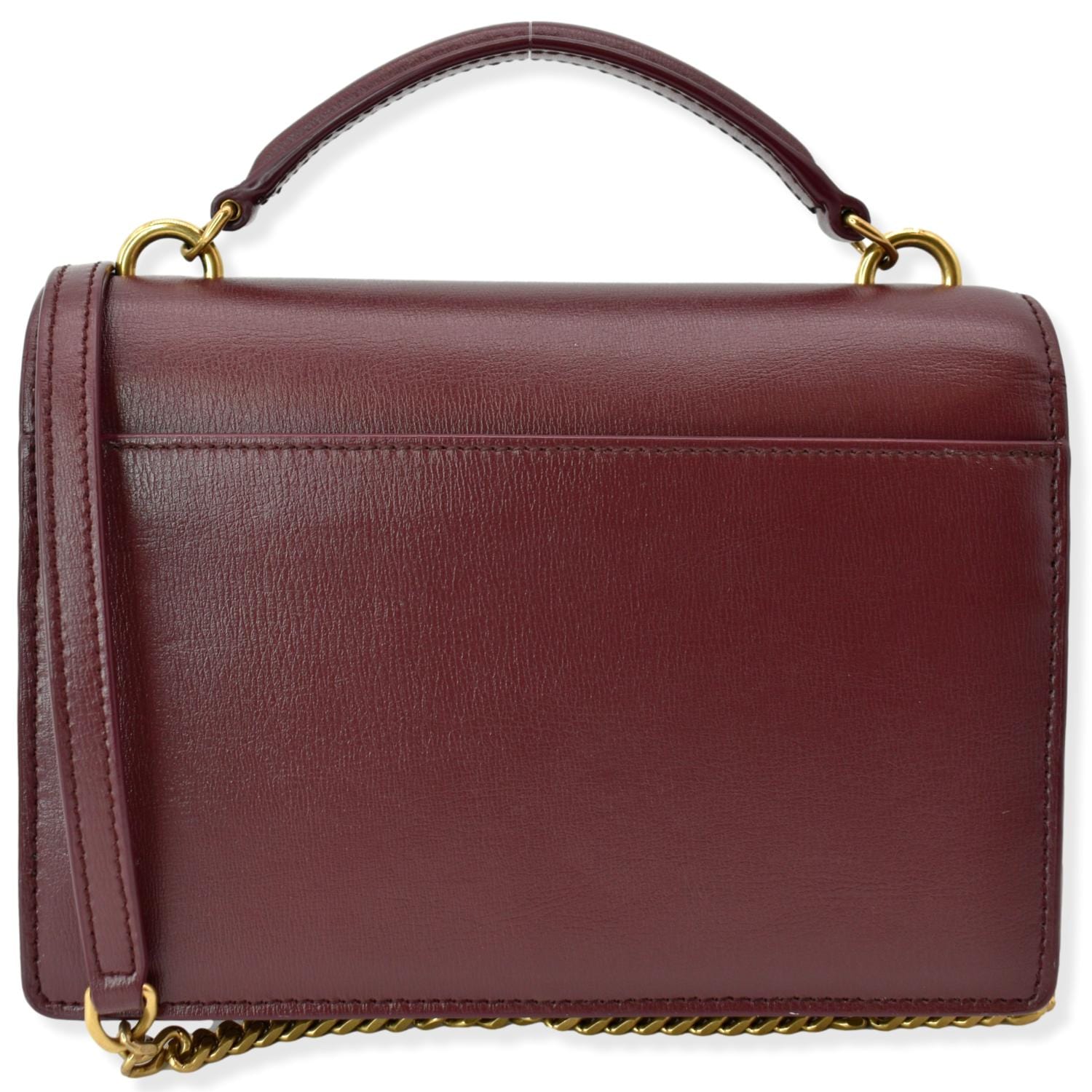 YSL Saint Laurent Saint Sunset Crossbody Bag Rouge Legion Leather Mini