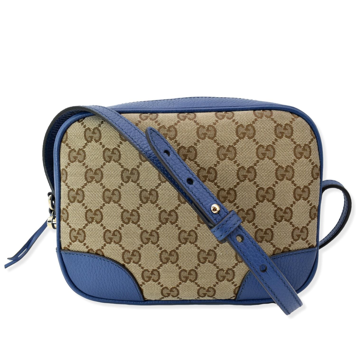 Gucci Bree Crossbody Bag Leather Canvas