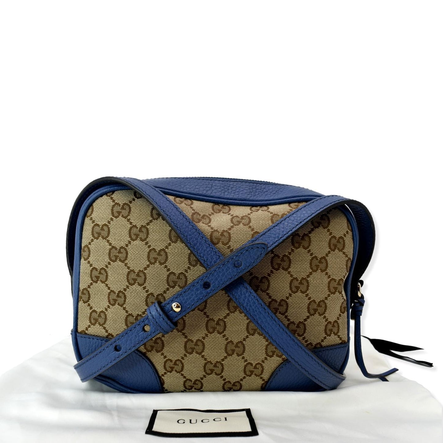 Gucci Bree Crossbody Bag Leather Canvas