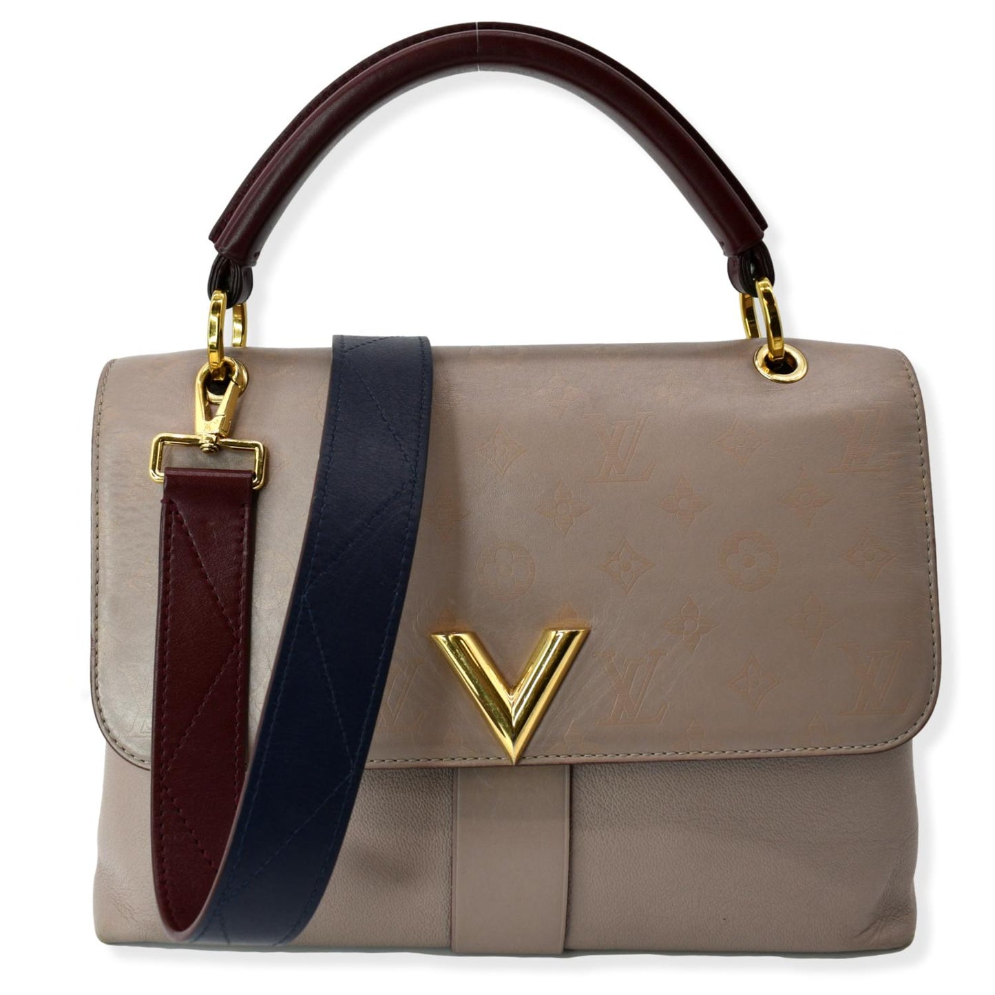 Louis Very One Handle Shoulder Bag Mauve Monogram