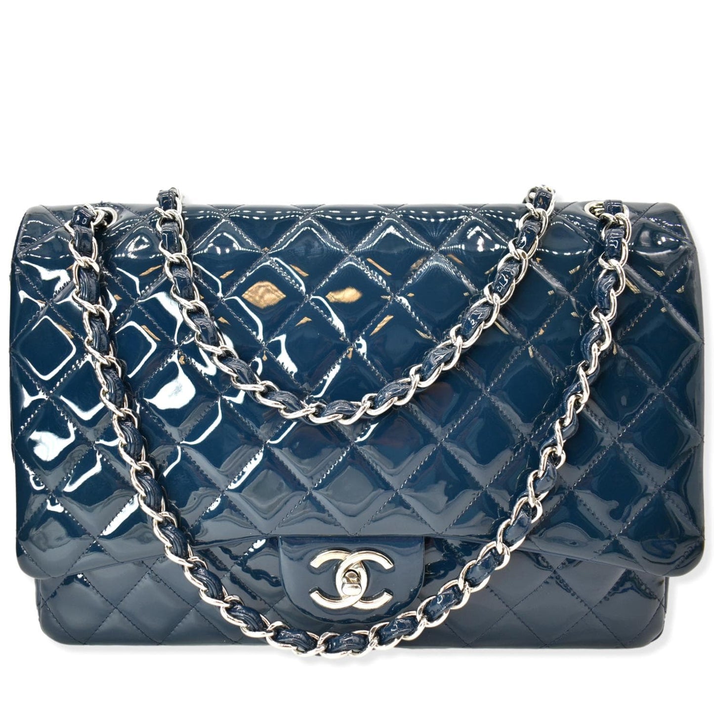 Chanel Classic Maxi Double New Rep Shoulder Bag Leather Quilted