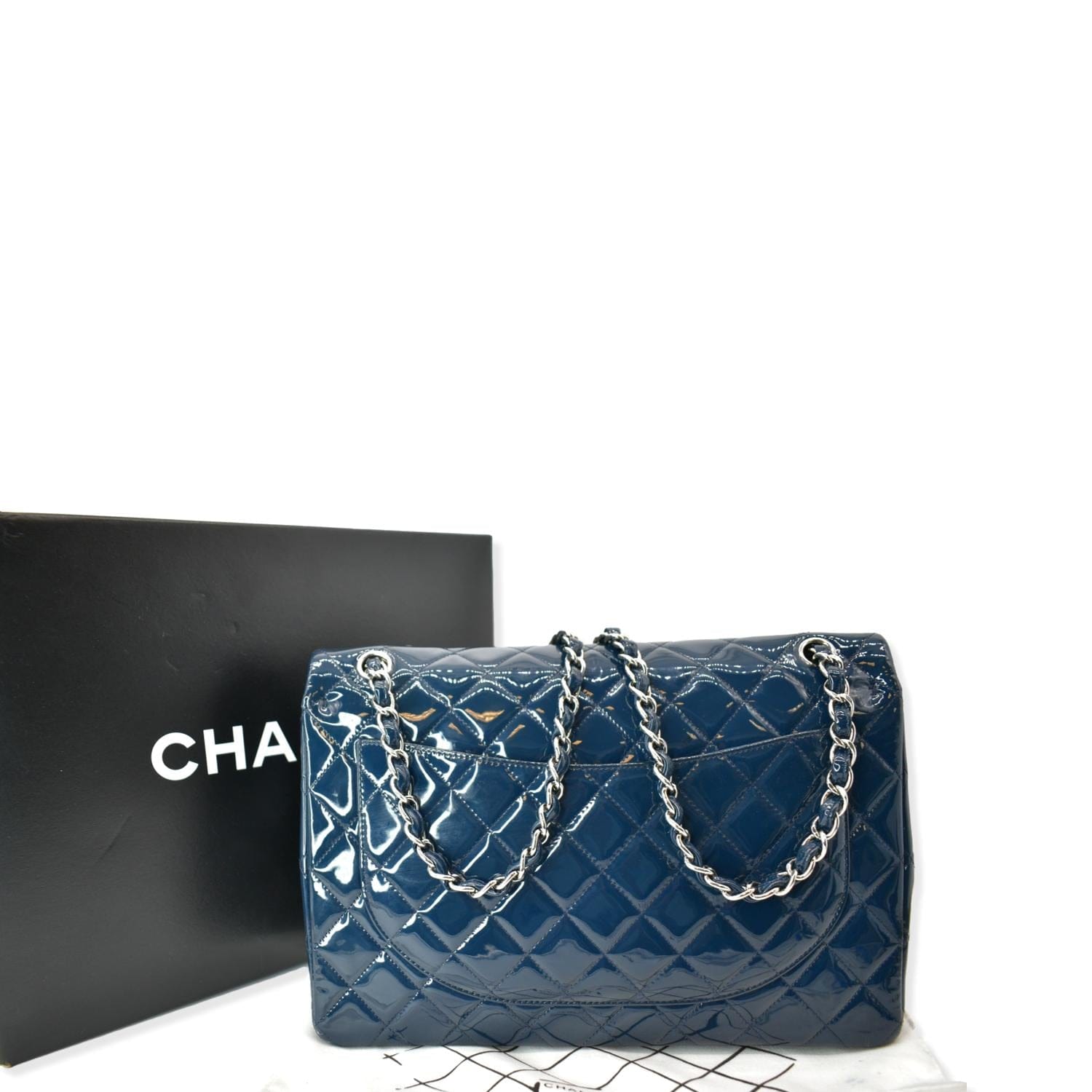 Chanel Classic Maxi Double New Rep Shoulder Bag Leather Quilted