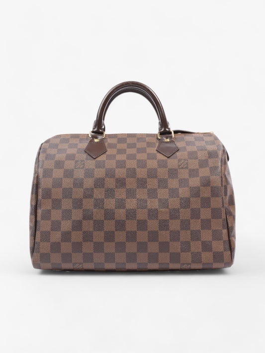 Louis Vuitton Speedy Ebene Coated 30 Canvas Coated Canvas Damier Apparel