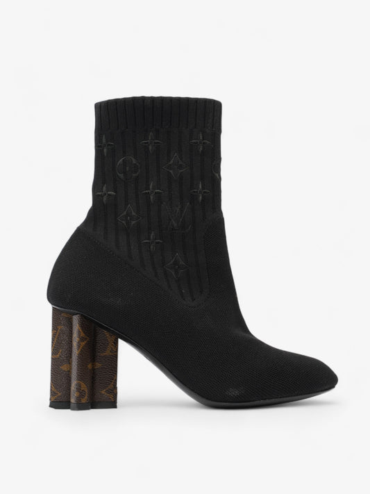 Louis Vuitton Silhouette Ankle Boot Fabric EU 37 Black Shoes