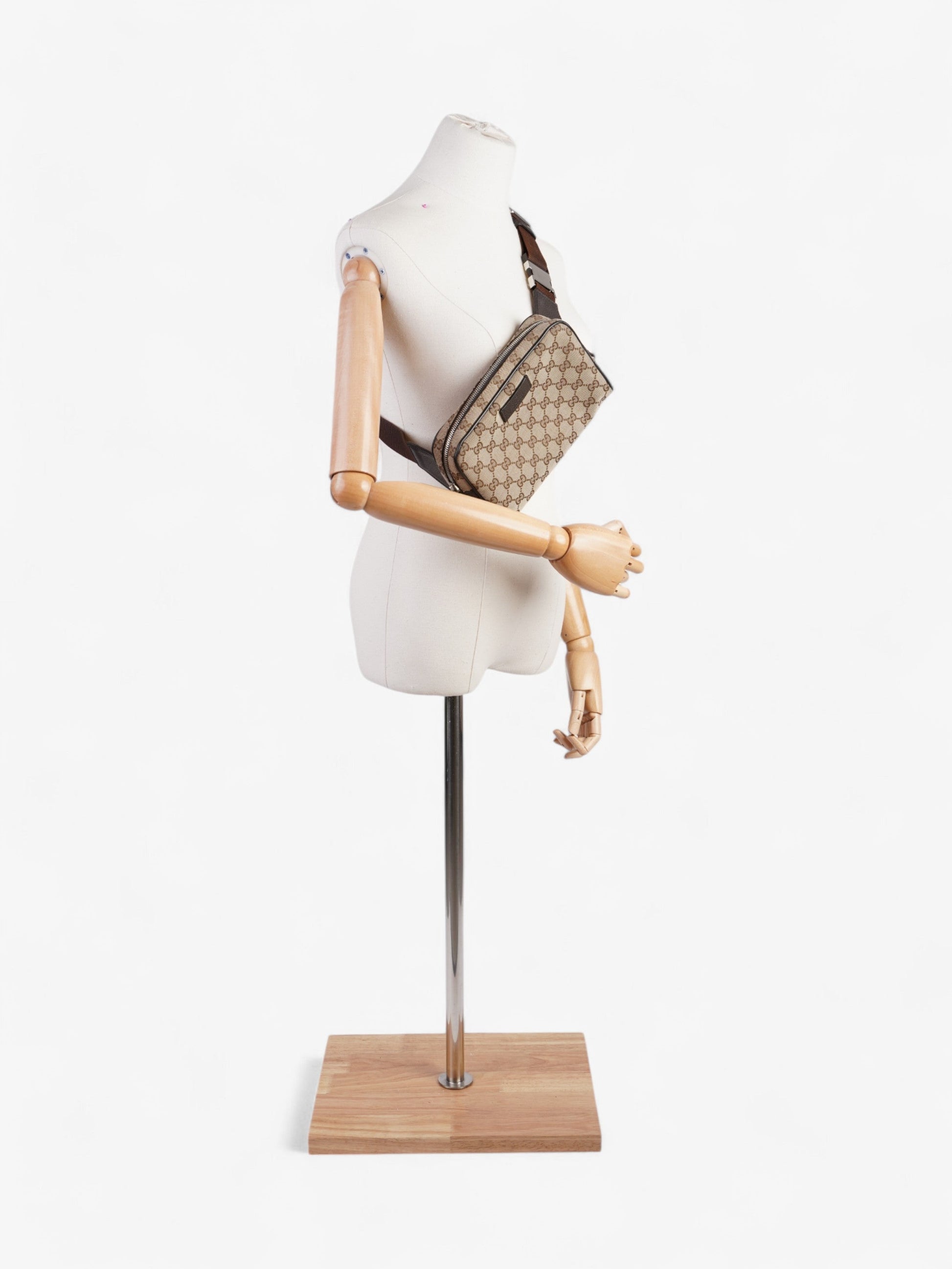 Gucci Bum Bag Supreme Canvas Brown Travel Bag Canvas 1