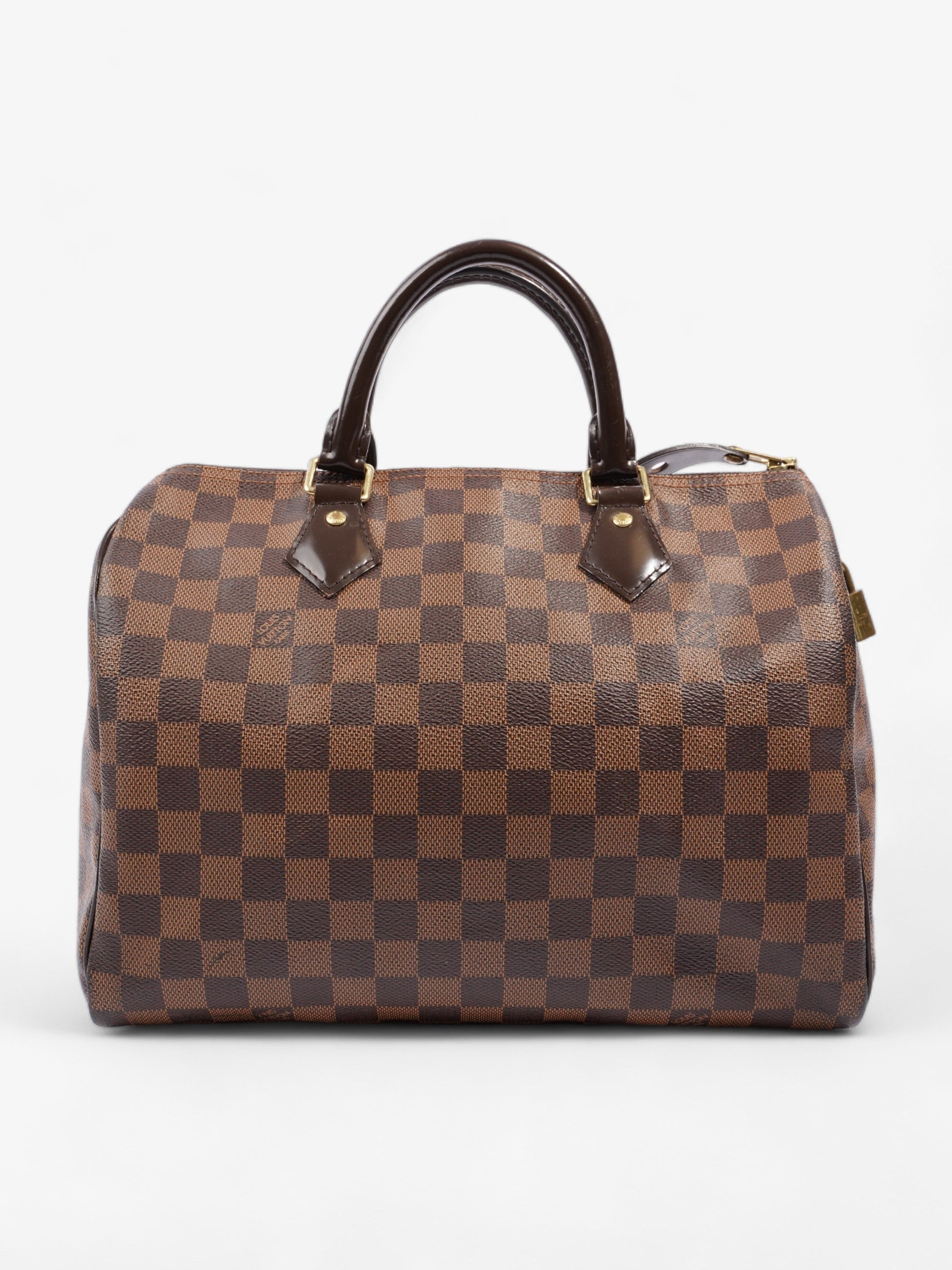 Louis Vuitton Speedy Ebene Coated 30 Canvas Coated Canvas Damier Apparel Coated Canvas