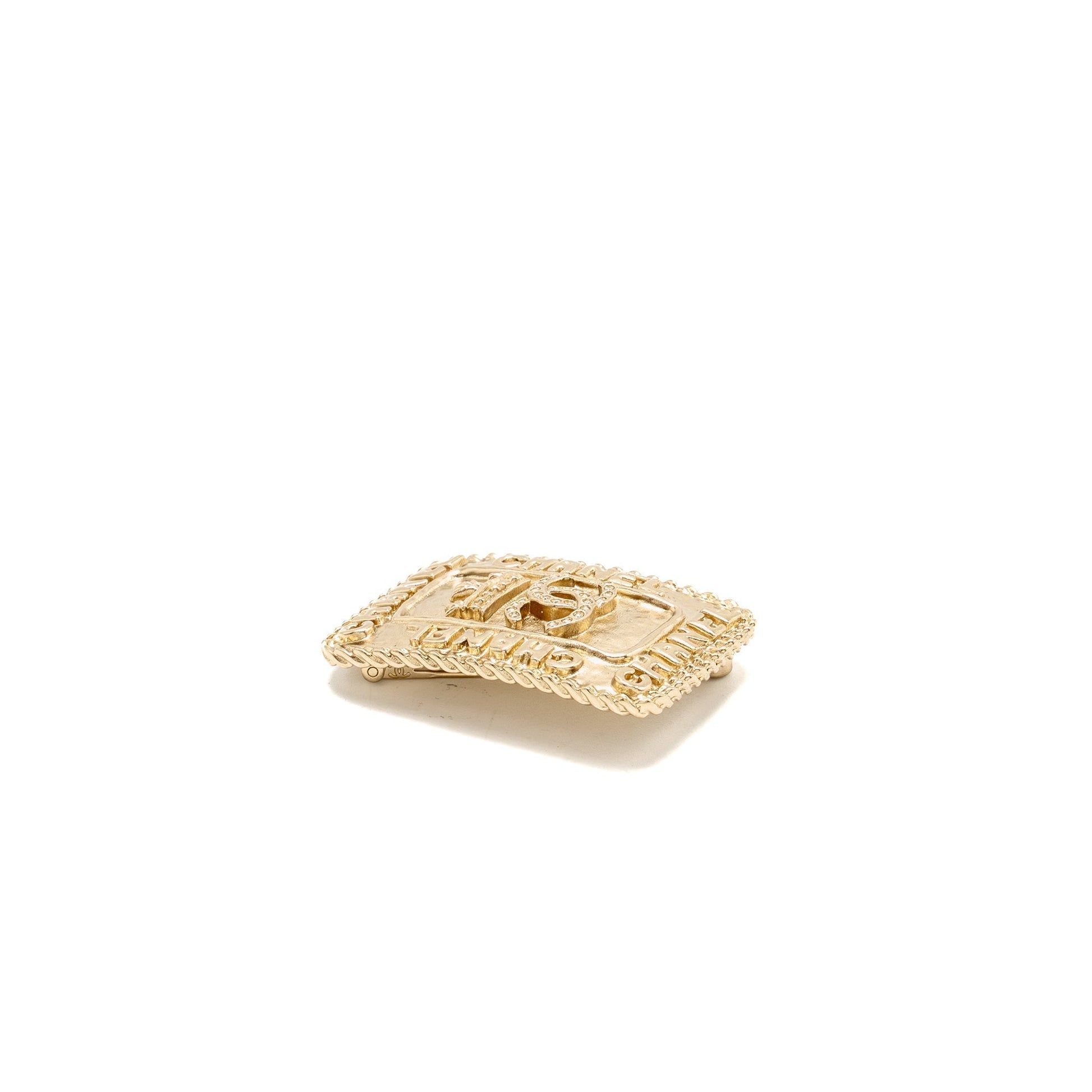 Chanel CC LOGO CROWN Gold Handbag