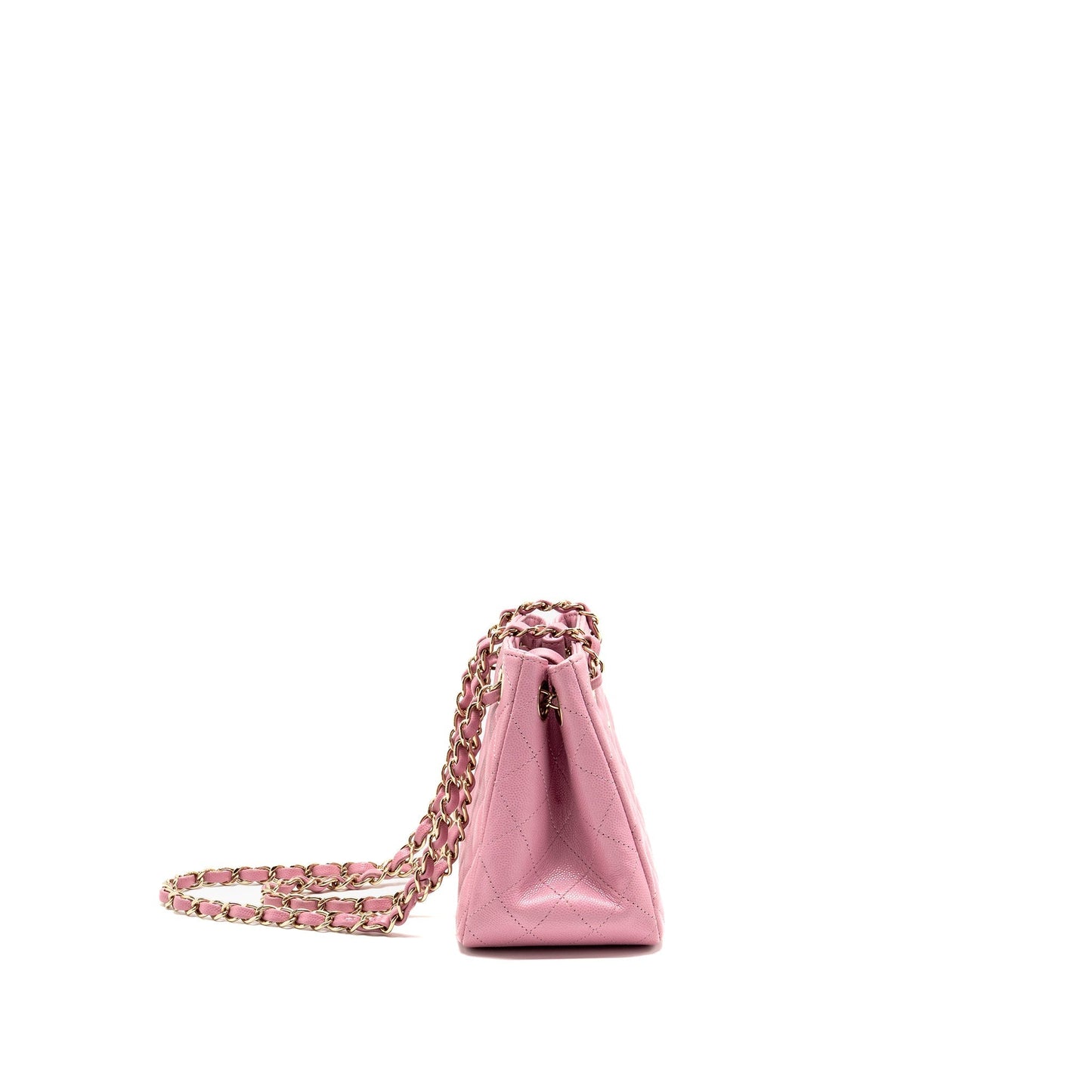 Chanel Bucket hobo caviar LGHW microchip Pink Shoulder Bag