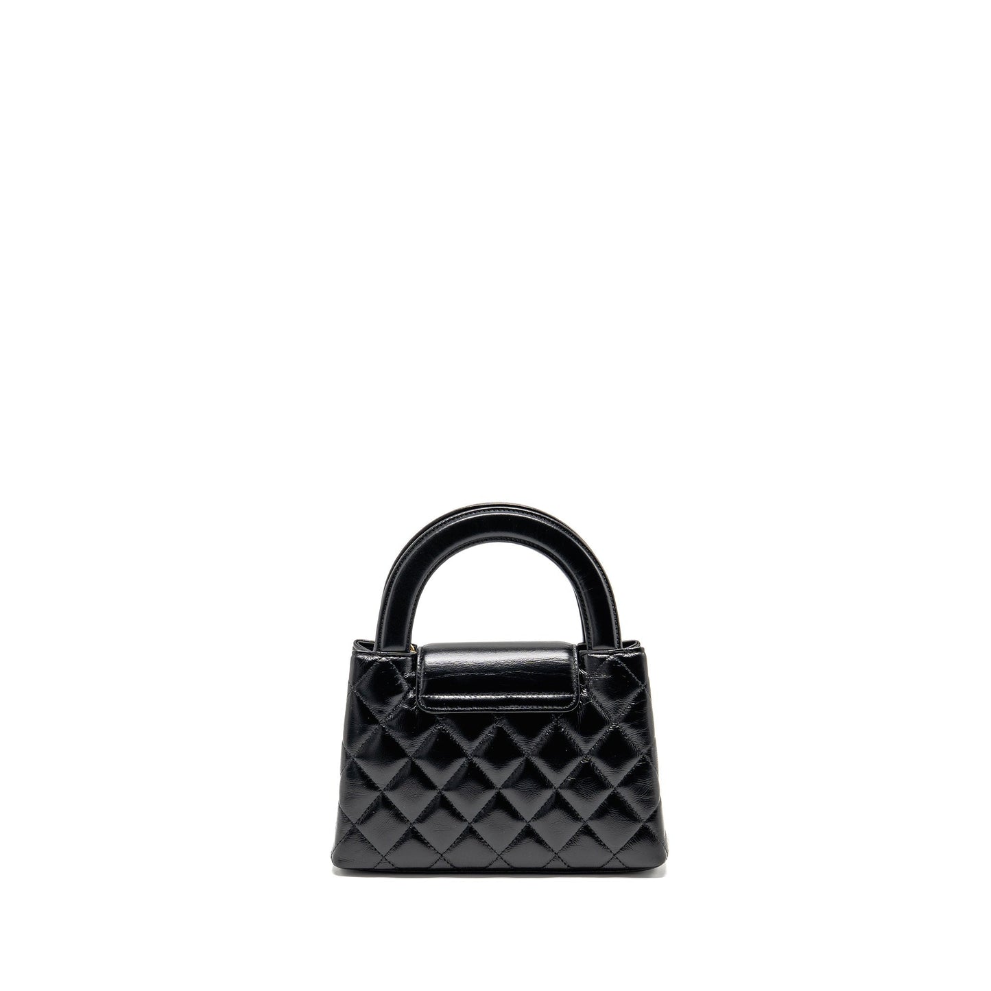Chanel Kelly Shopping Calfskin GHW Microchip Black Tote Bag Black Ghwmicrochip