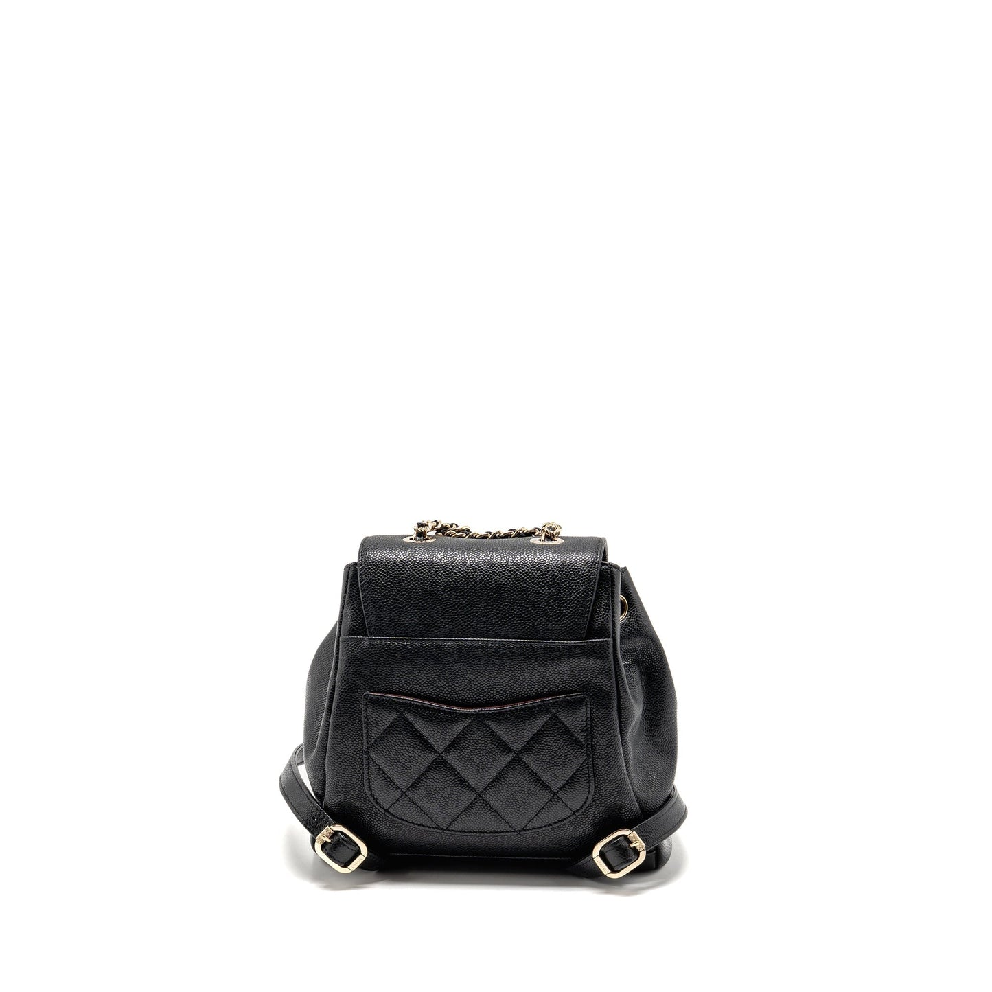 Chanel affinity backpack caviar LGHW microchip Black Black Lghwmicrochip