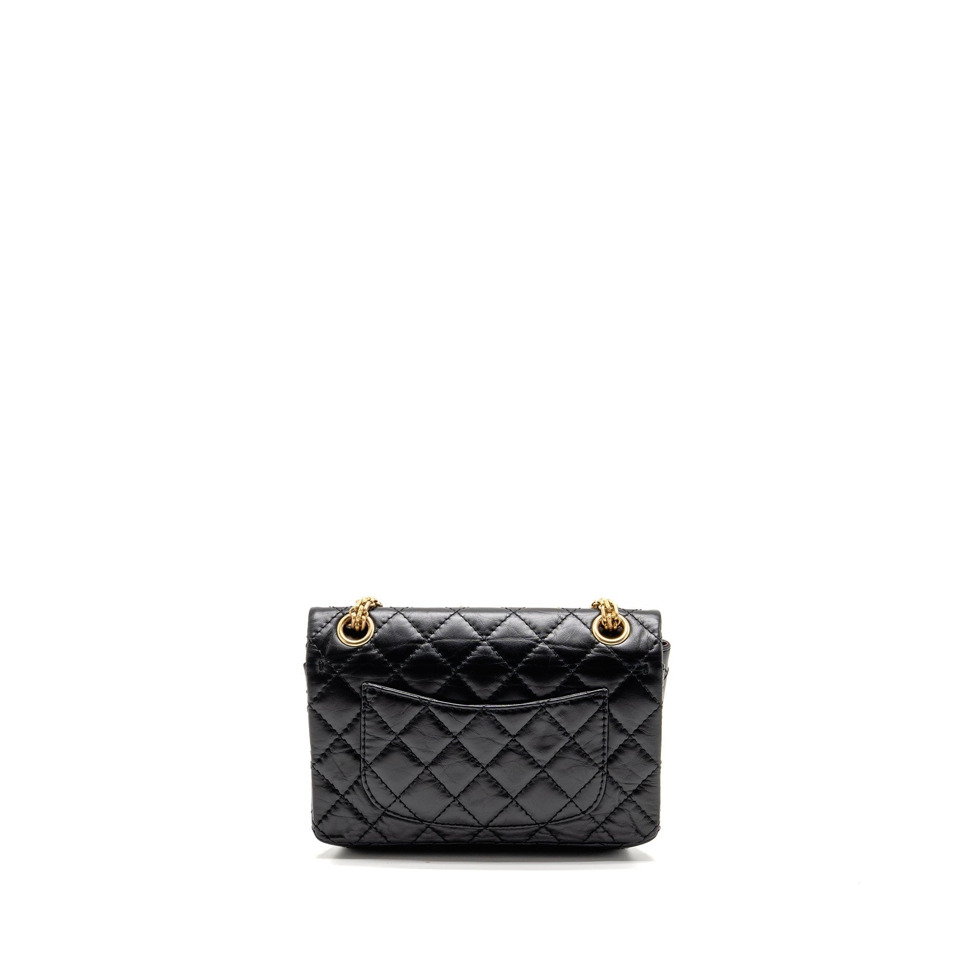 Chanel 2.55 Reissue Flap Lucky Charms Aged Black Key Chain