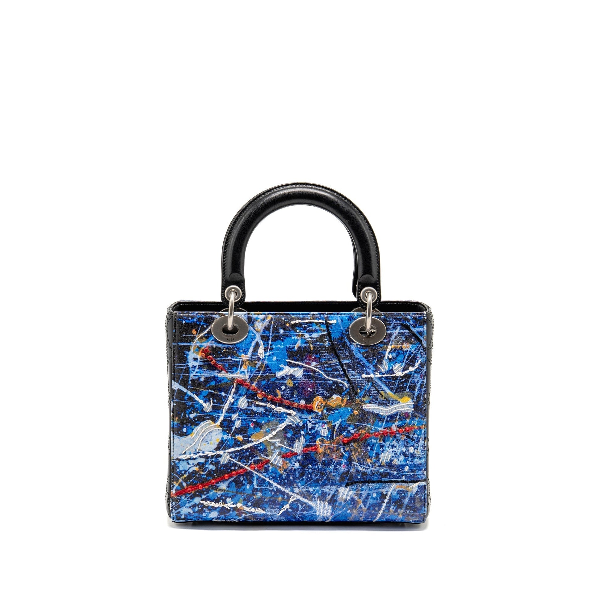 Dior Lady Art Purse Betty Mariani Limited Edition Leather Medium Travel Bag
