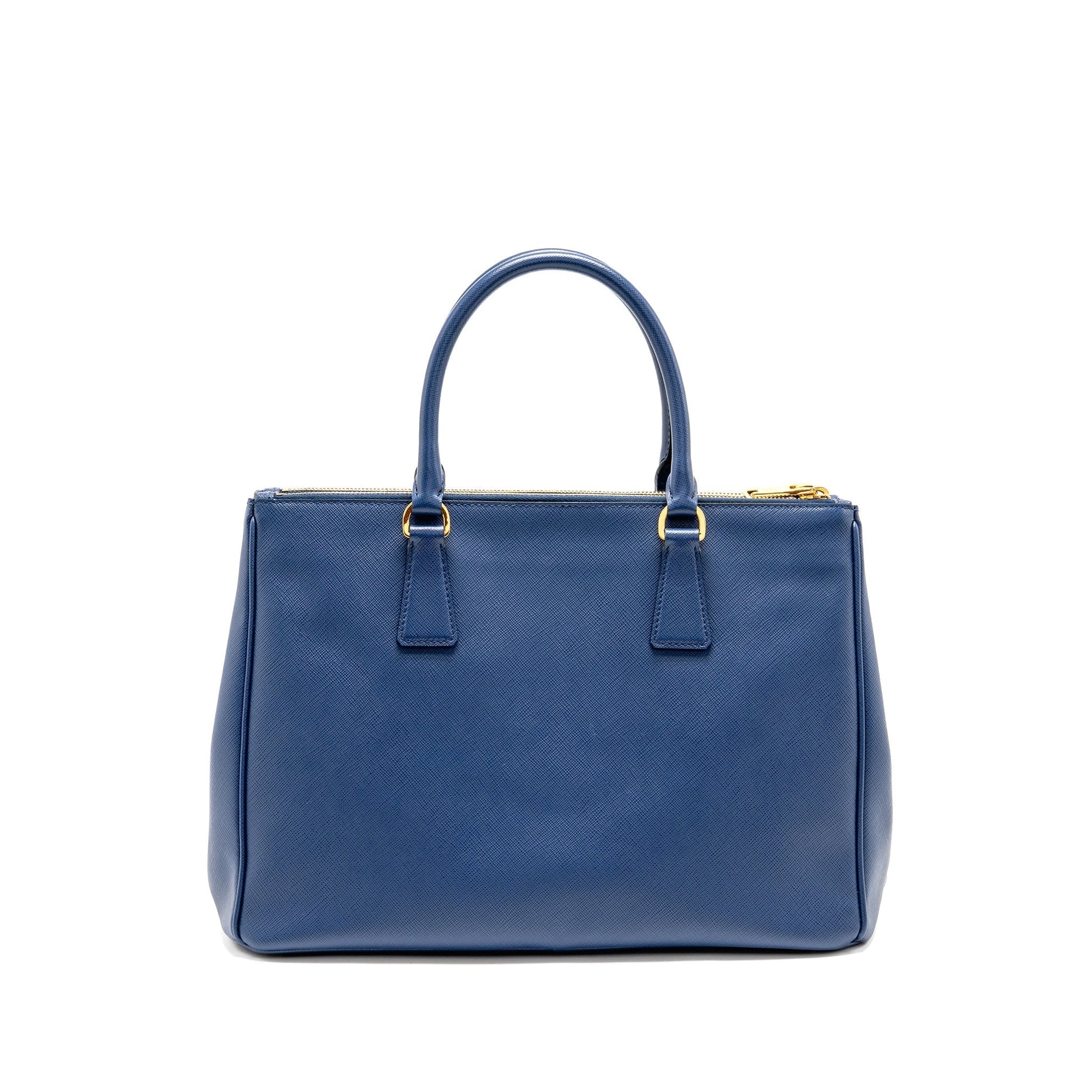 Prada Saffiano Tote Purse Galleria Saffiano Bluette Handbag Leather Tote Bag