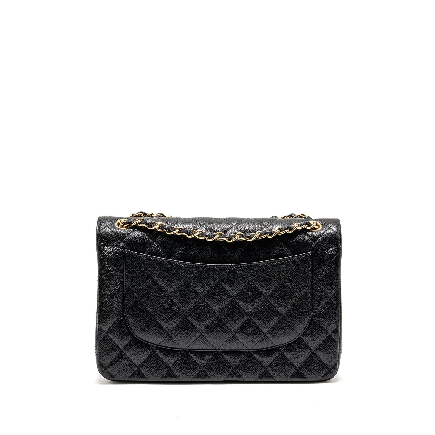 Chanel Jumbo Classic Double Flap Caviar GHW Black Shoulder Bag Ghw 10