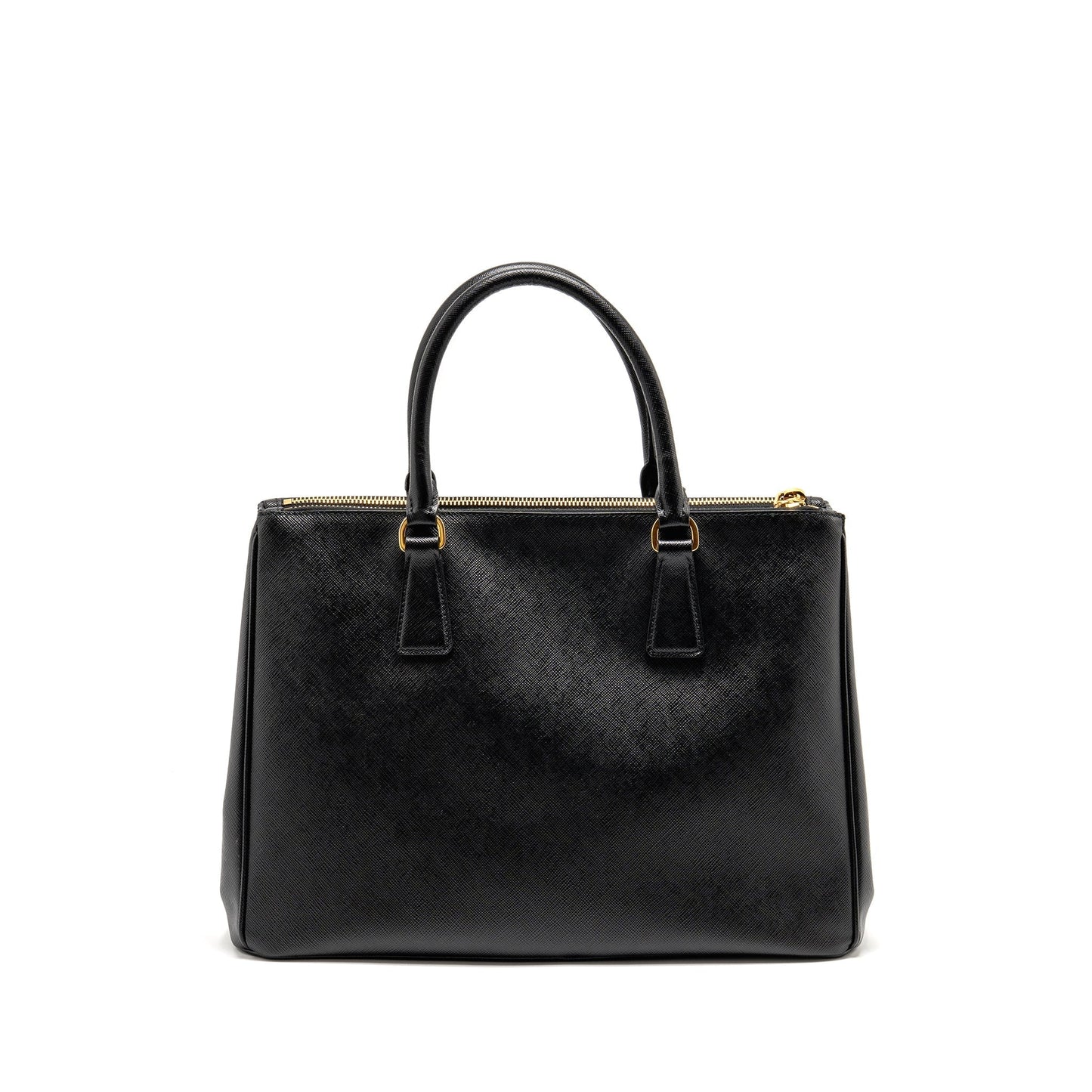 Prada Saffiano Tote Purse Handbag Leather Black Tote Bag 3