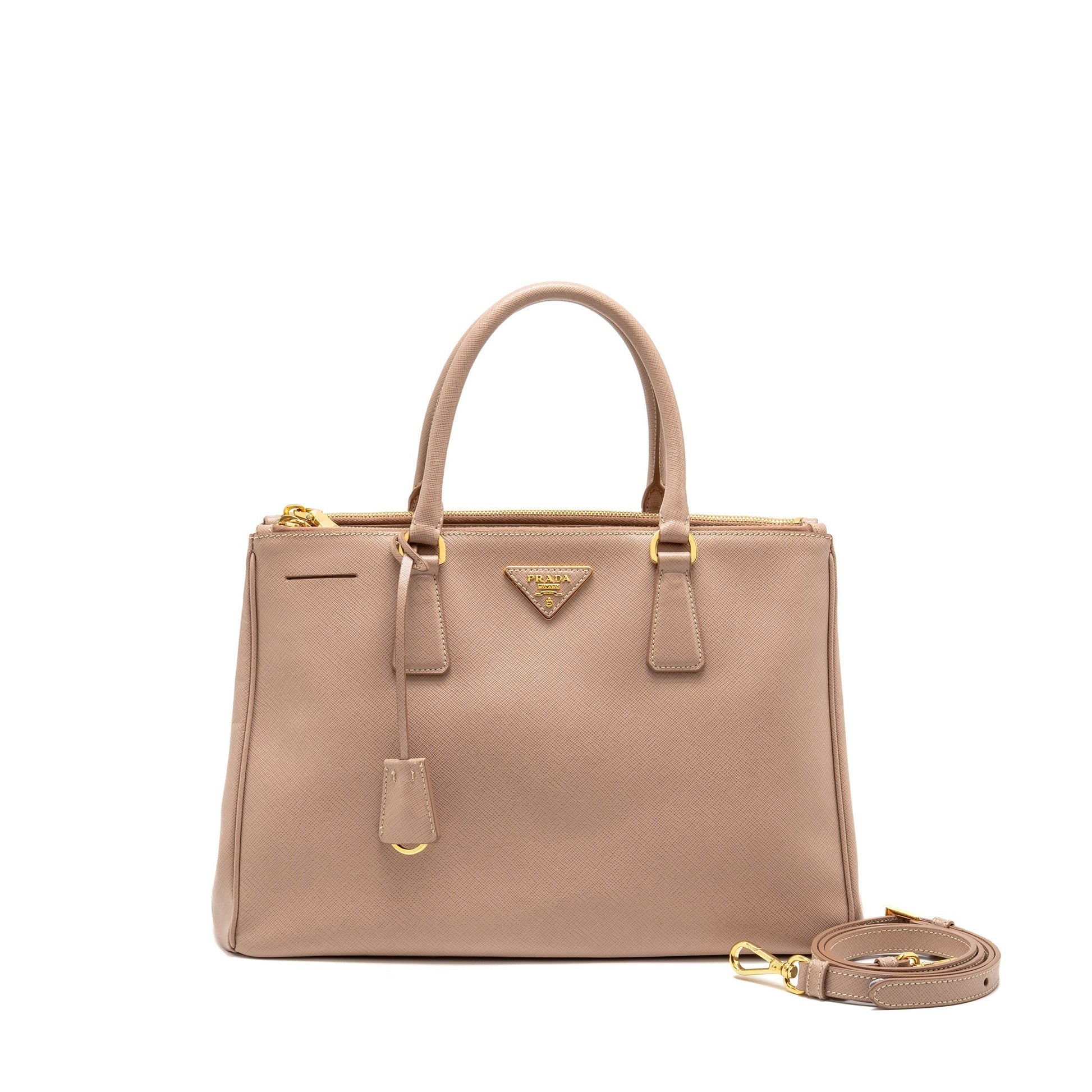 Prada Saffiano Tote Purse Galleria Saffiano Cammeo Handbag Leather Large Tote Bag