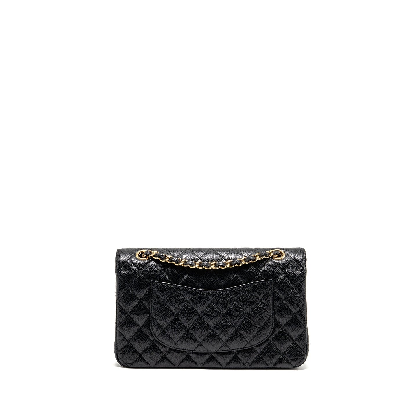 Chanel Classic Double Flap Caviar GHW Black Shoulder Bag Ghw 28