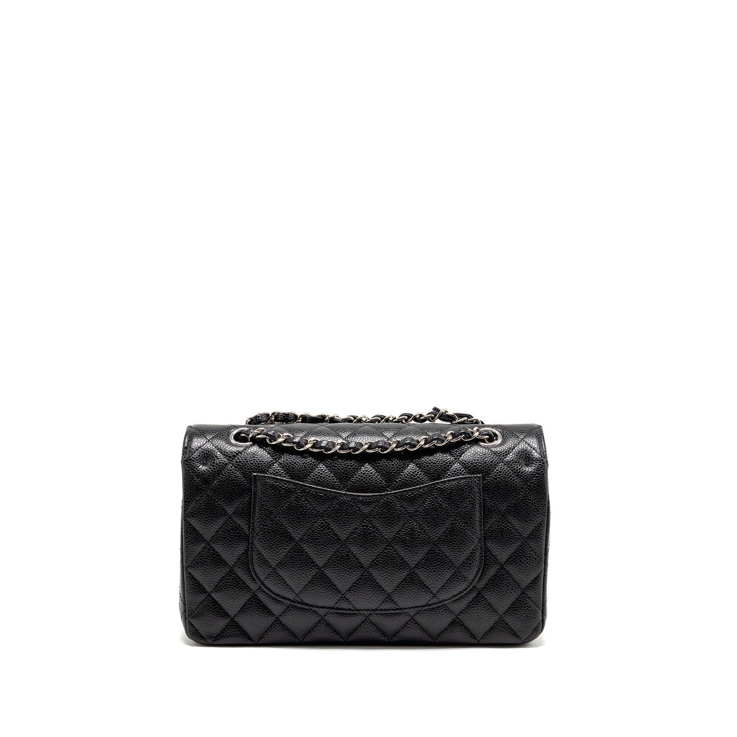 Chanel Classic Double Flap Caviar SHW Black Shoulder Bag Shw 12