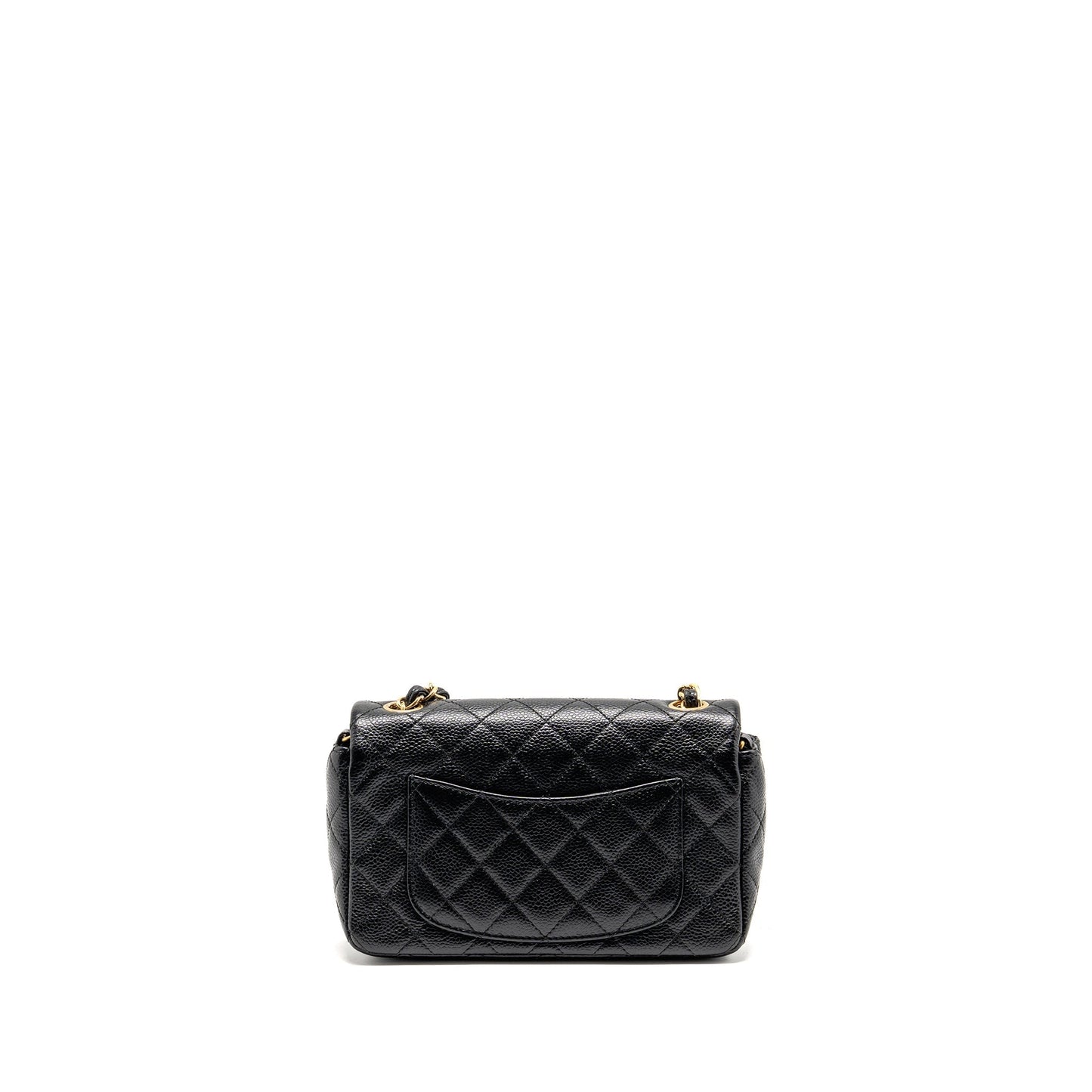 Chanel Rectangular Flap Caviar GHW Black Shoulder Bag