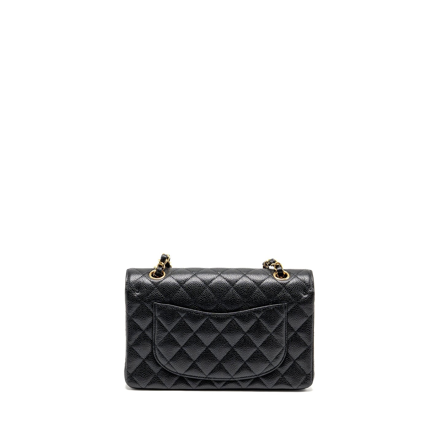 Chanel Classic Double Flap Caviar GHW microchip Black Small Shoulder Bag Ghwmicrochip 2