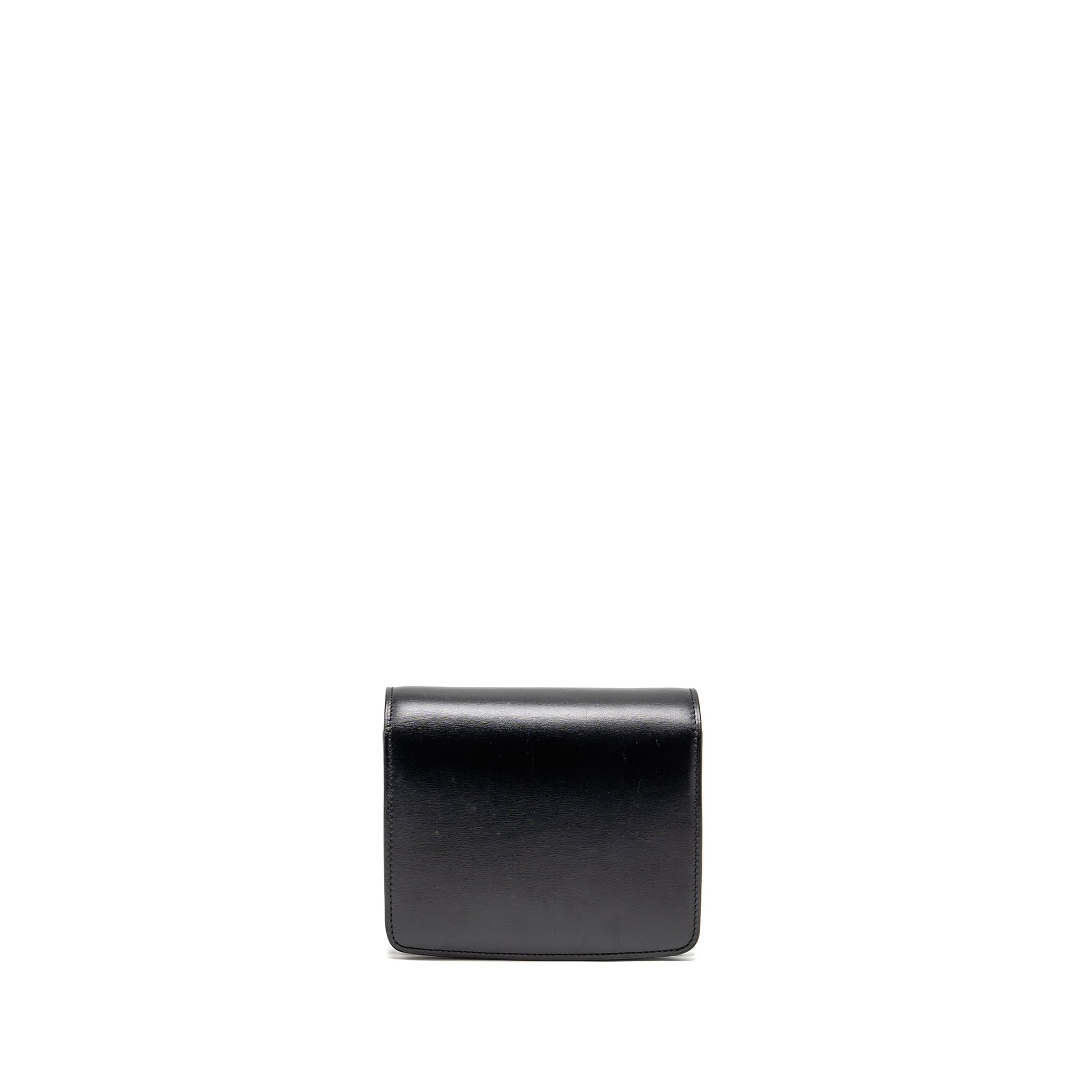 Celine Teen Classic Purse Calfskin Handbag Black Travel Bag