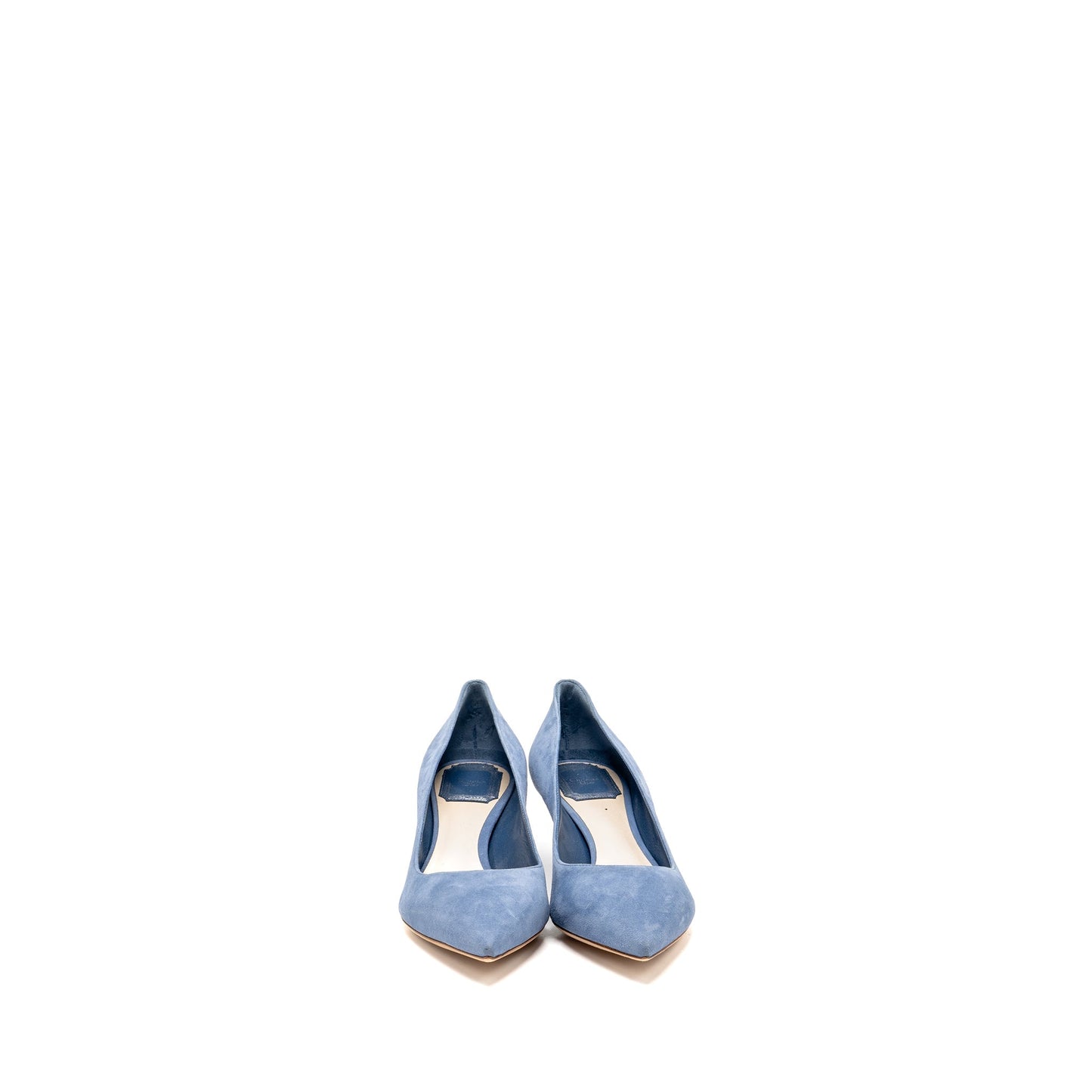 Dior Size . Pumps Handbag Suede Blue Shoes