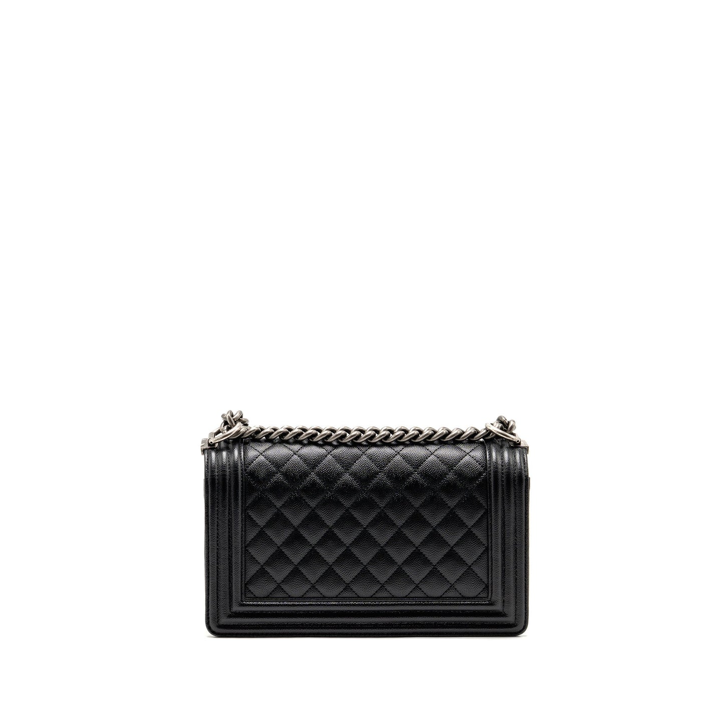 Chanel Boy Caviar SHW Black Handbag Shw 1