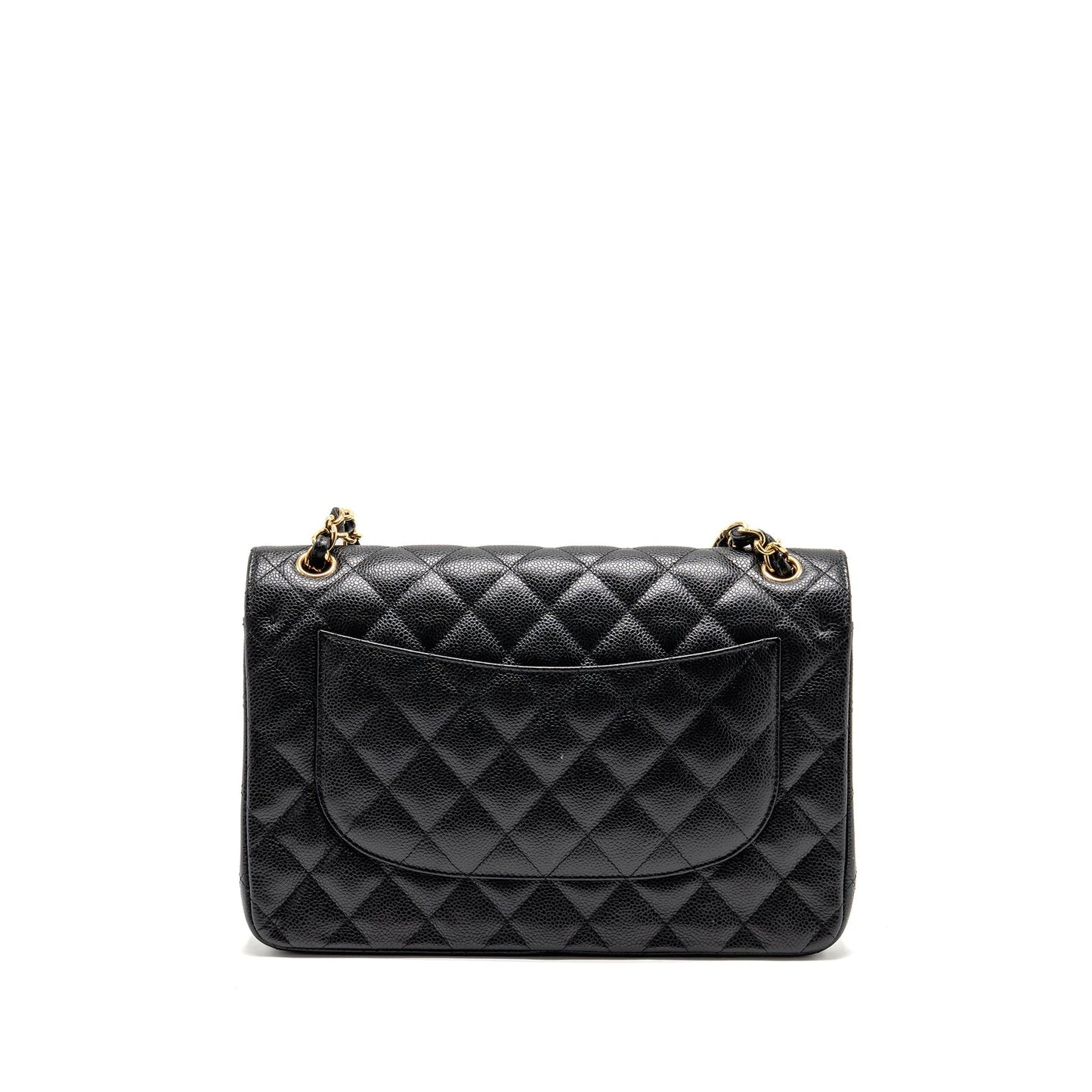 Chanel Jumbo Classic Double Flap Caviar GHW Black Shoulder Bag Ghw 11