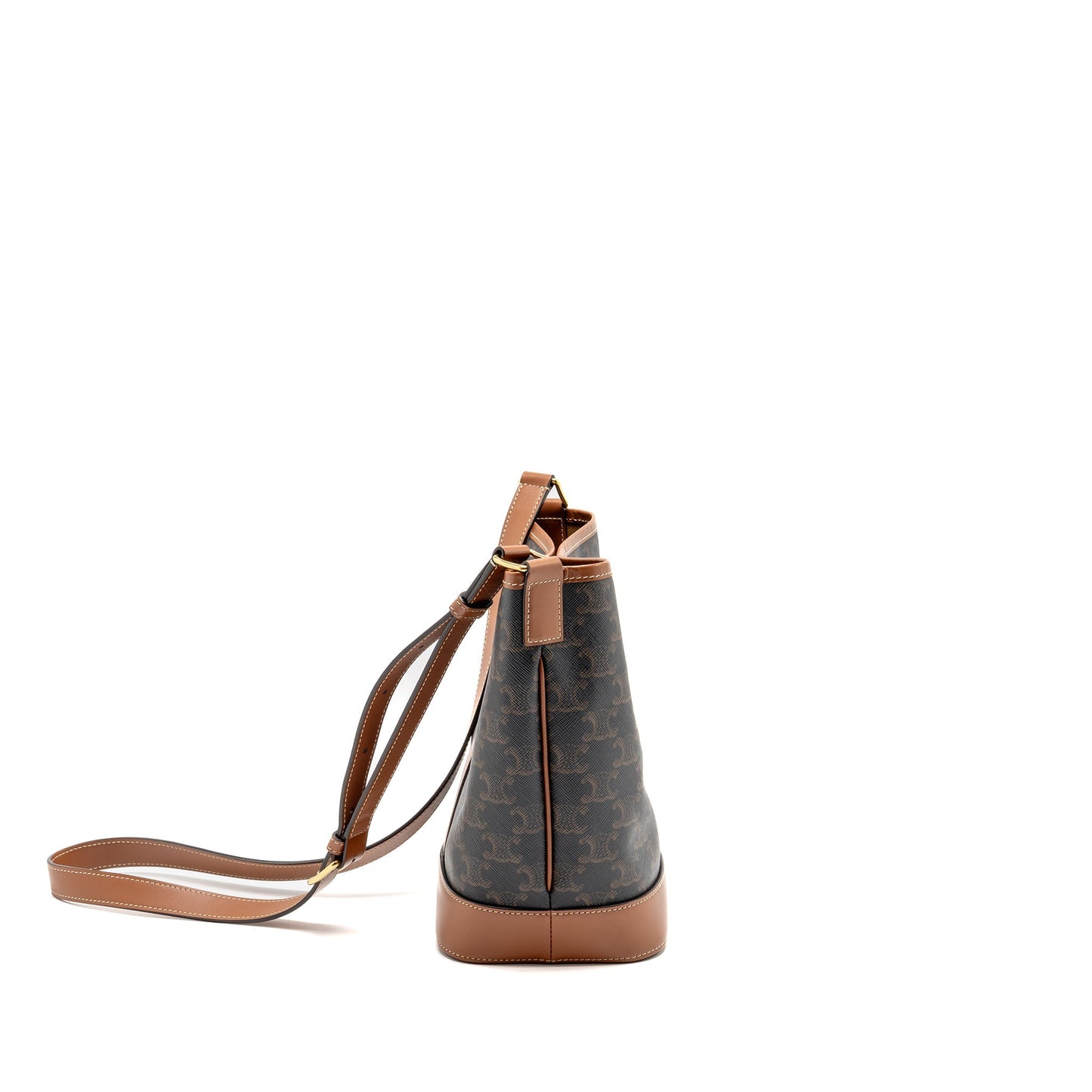 Bucket Purse Triomphe Handbag Leather Canvas Bucket Bag