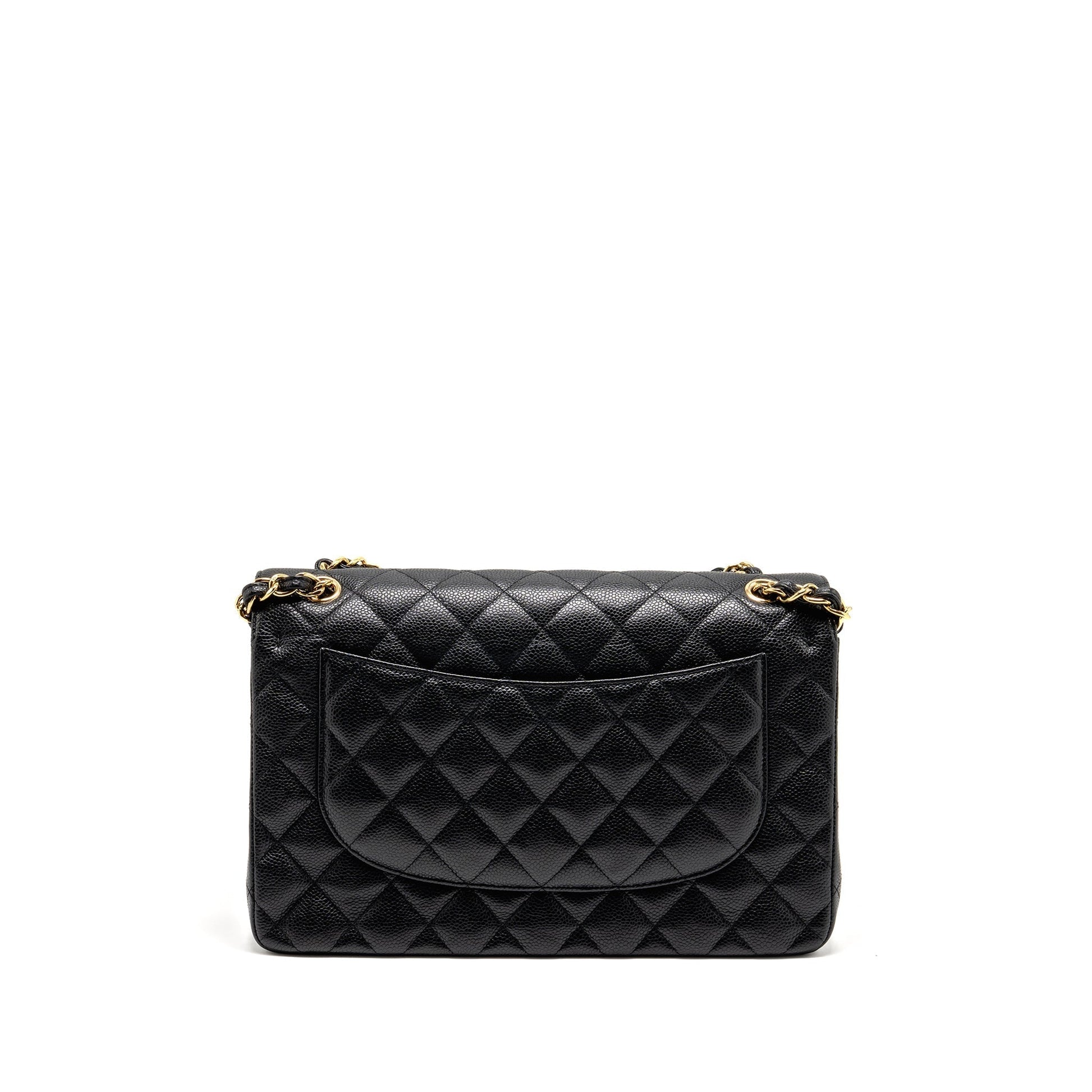 Chanel Jumbo Classic Double Flap Caviar GHW Black Shoulder Bag Ghw 1
