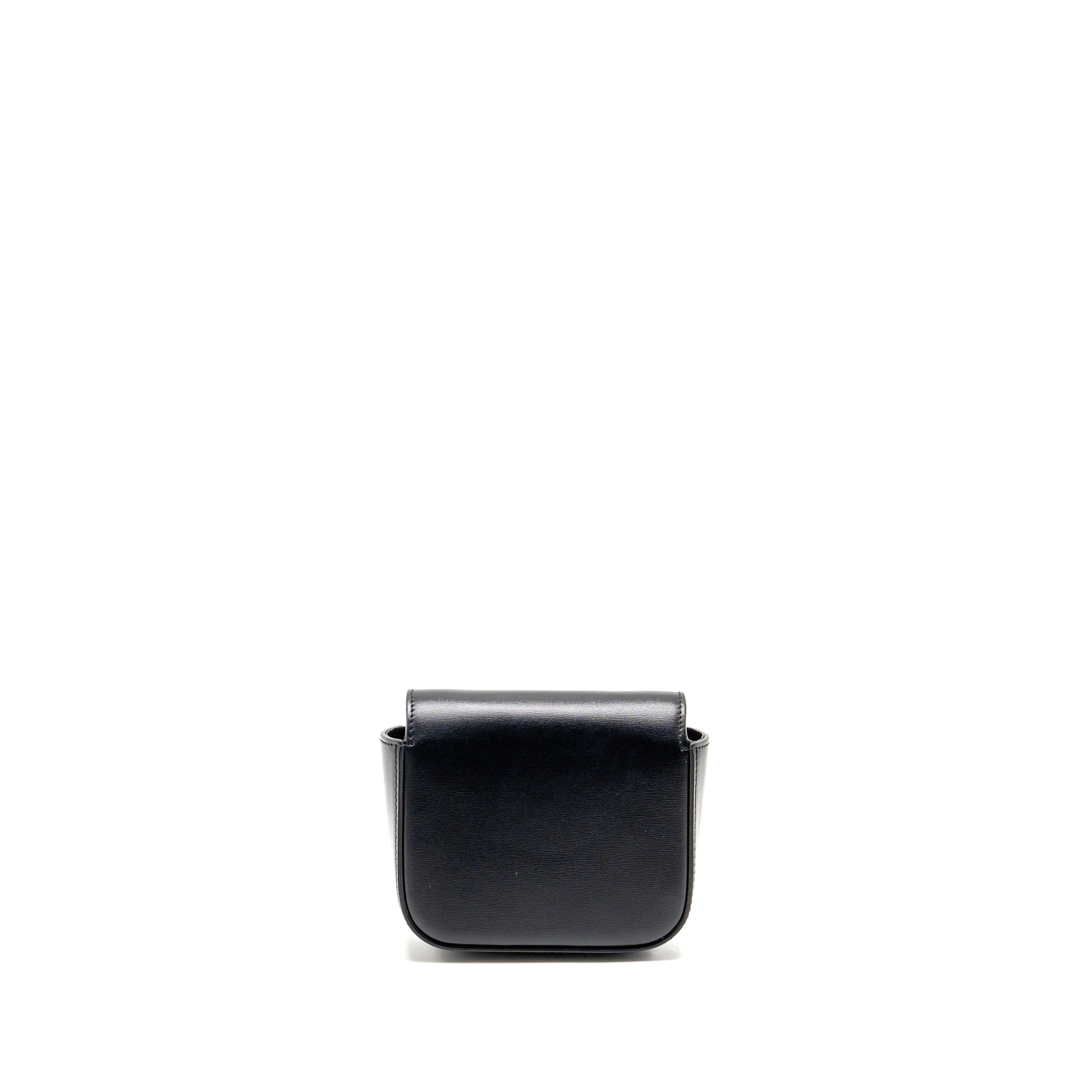 Celine Claude Calfskin Handbag Black Mini Travel Bag