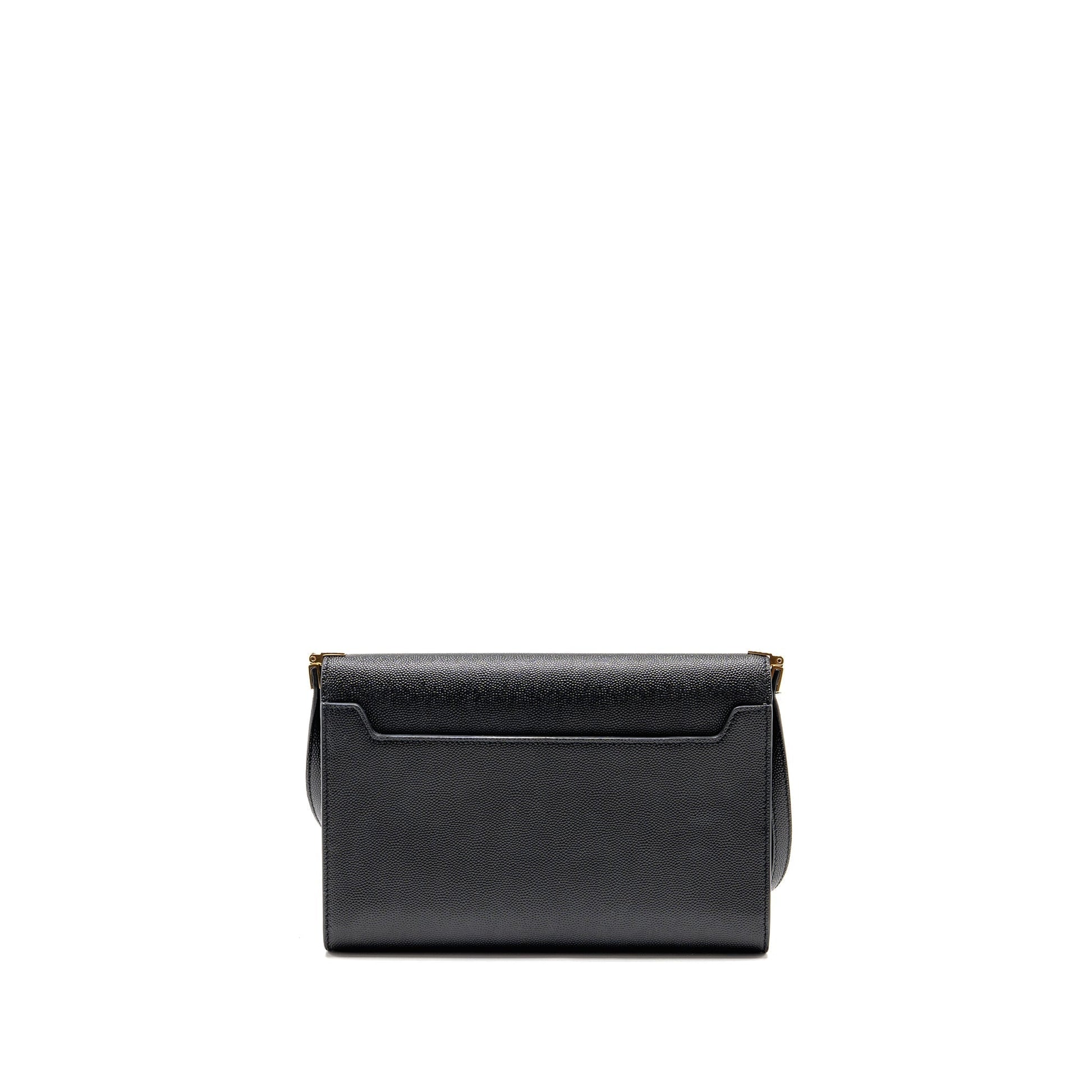 YSL Saint Laurent Saint Laurent Uptown Crossbody Purse Calfskin Black Mini Crossbody Bag