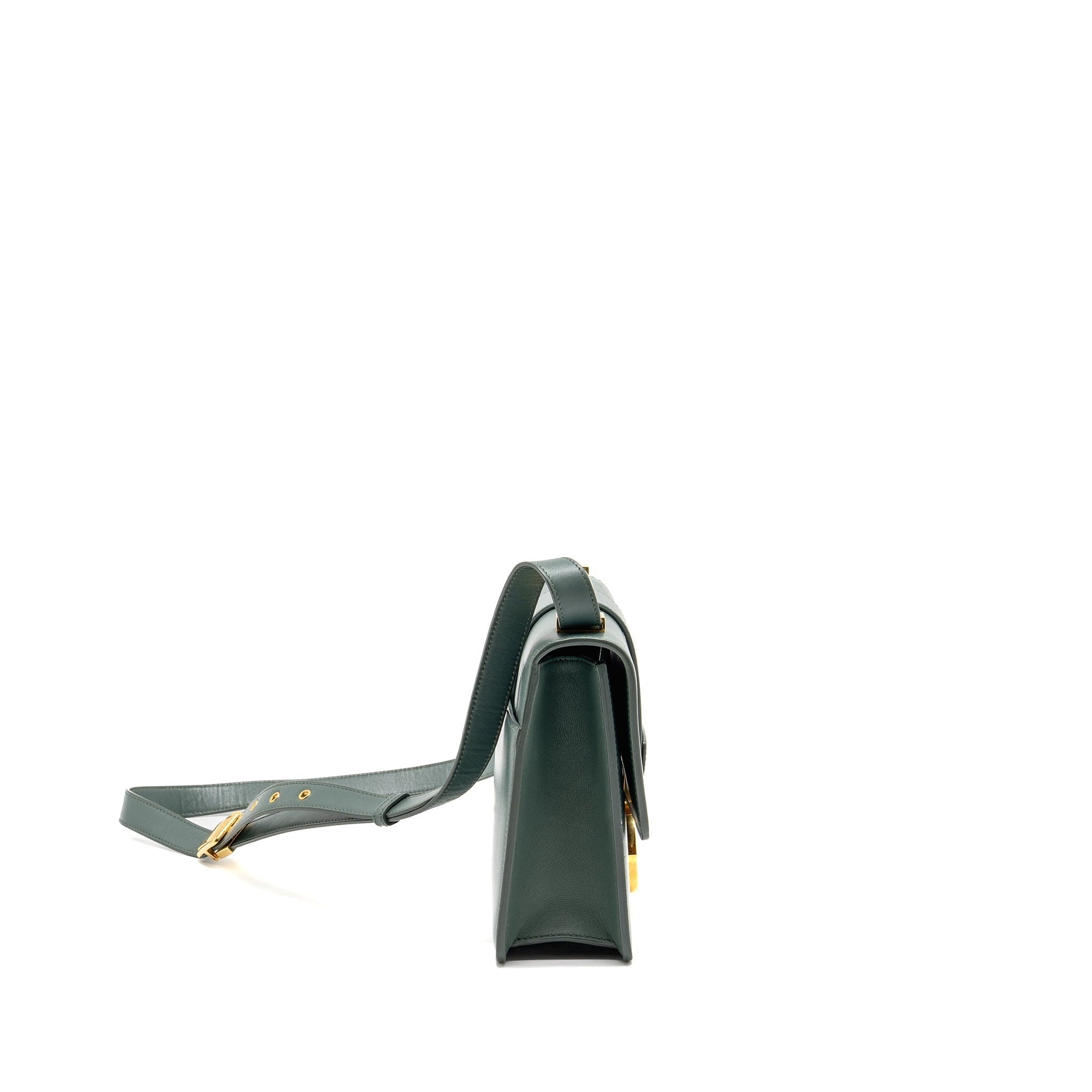 Dior Montaigne Purse Calfskin Handbag Green Medium Travel Bag Green Handbag