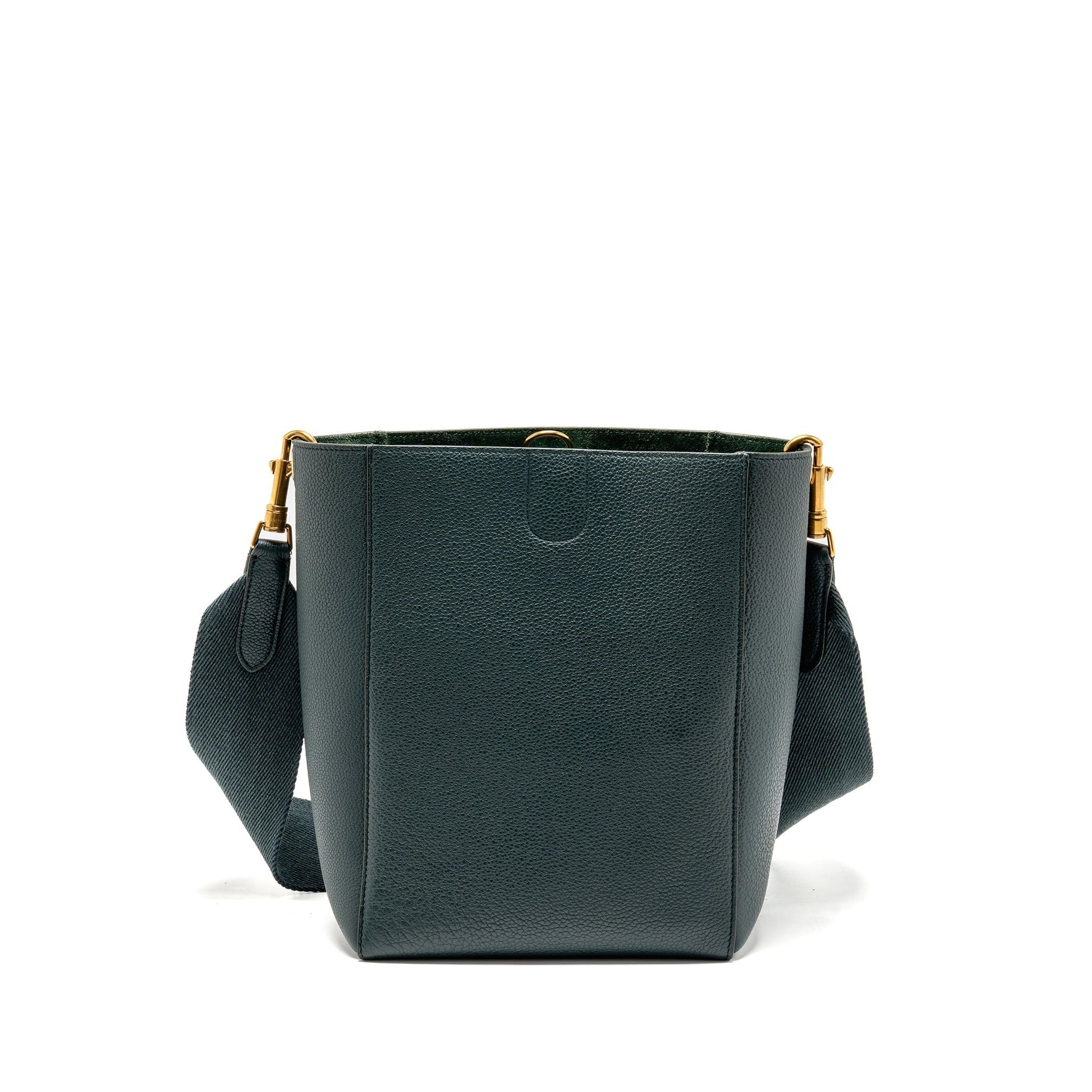 Celine Sangle Purse Soft Grained Calfskin Amazone Handbag Small Bucket Bucket Bag