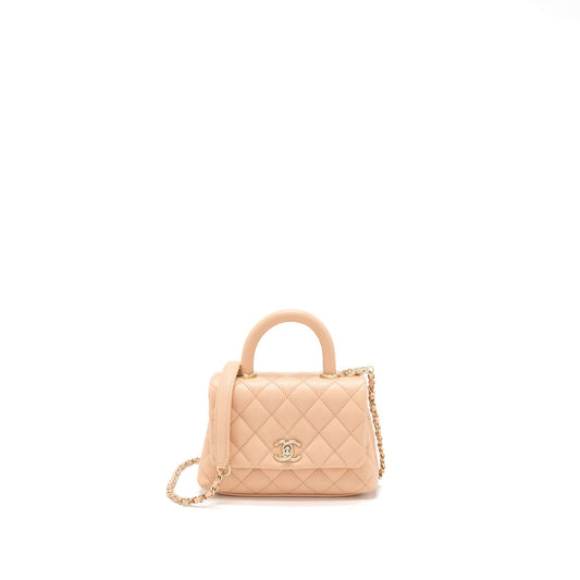 Chanel Coco Handle Caviar Light LGHW Pink Mini Bag
