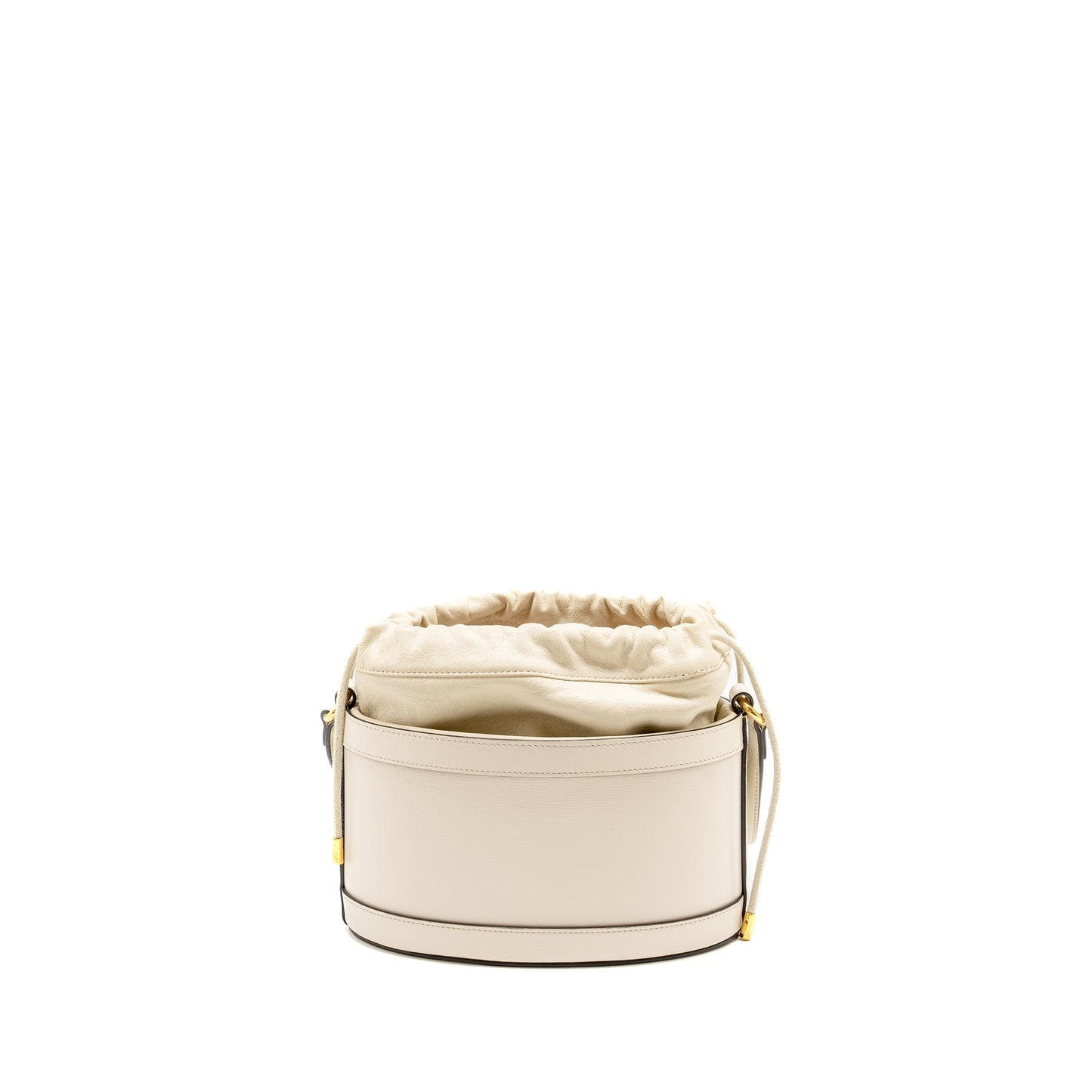 Gucci Horsebit Tote Bag Calfskin White Bucket