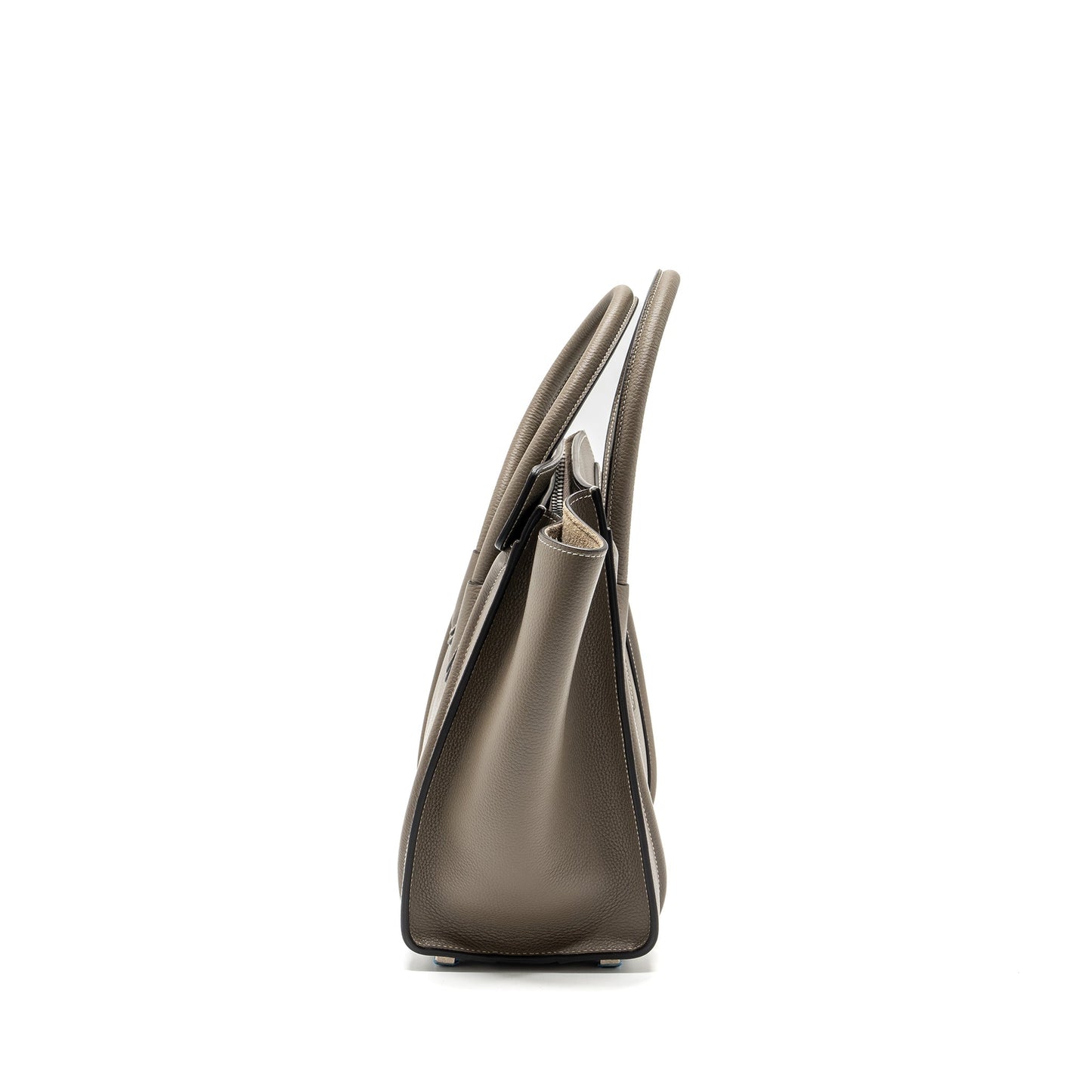 Celine Micro Luggage Purse Calfskin Grey Handbag Travel Bag