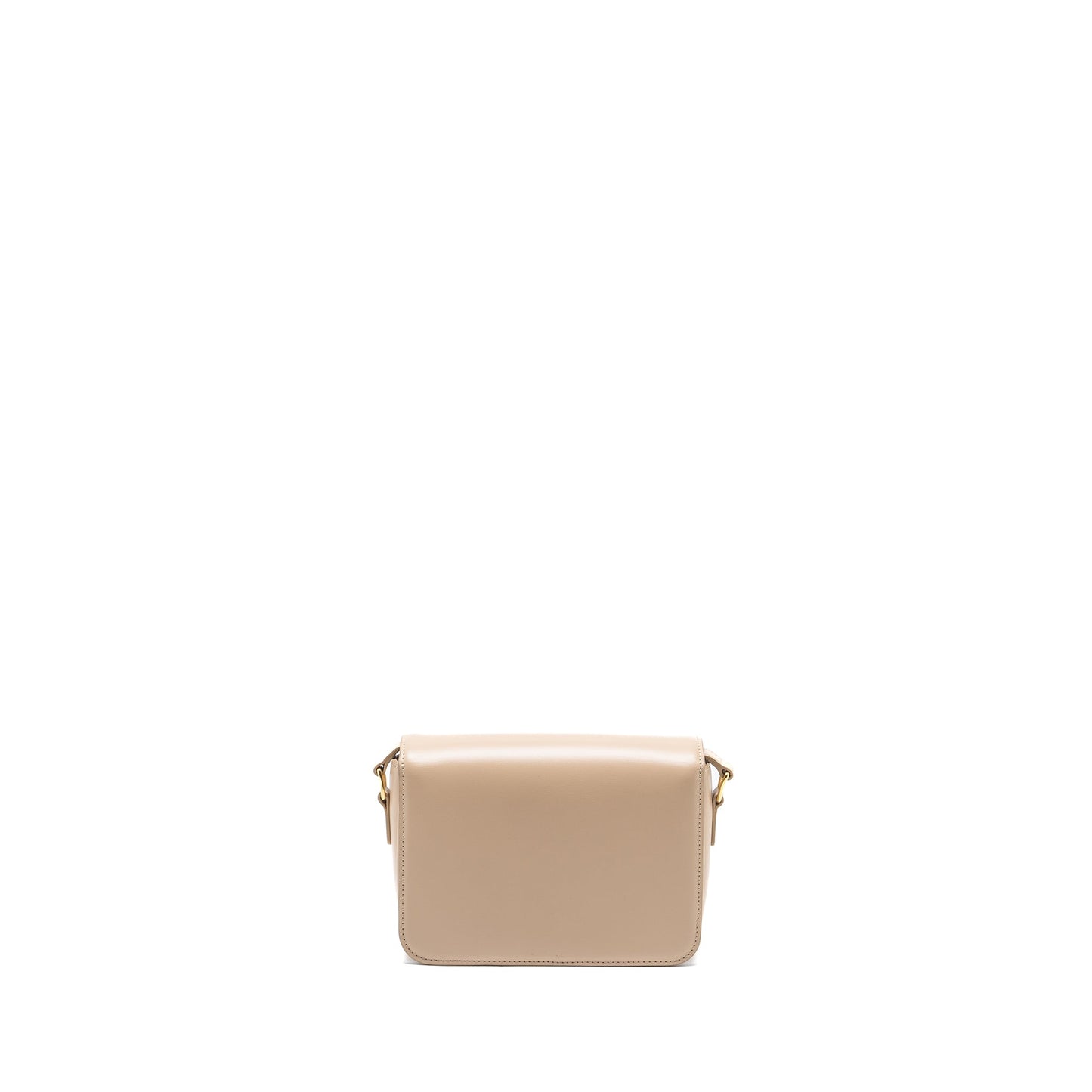 Celine Teen Triomphe Purse Calfskin Light Handbag Beige Travel Bag