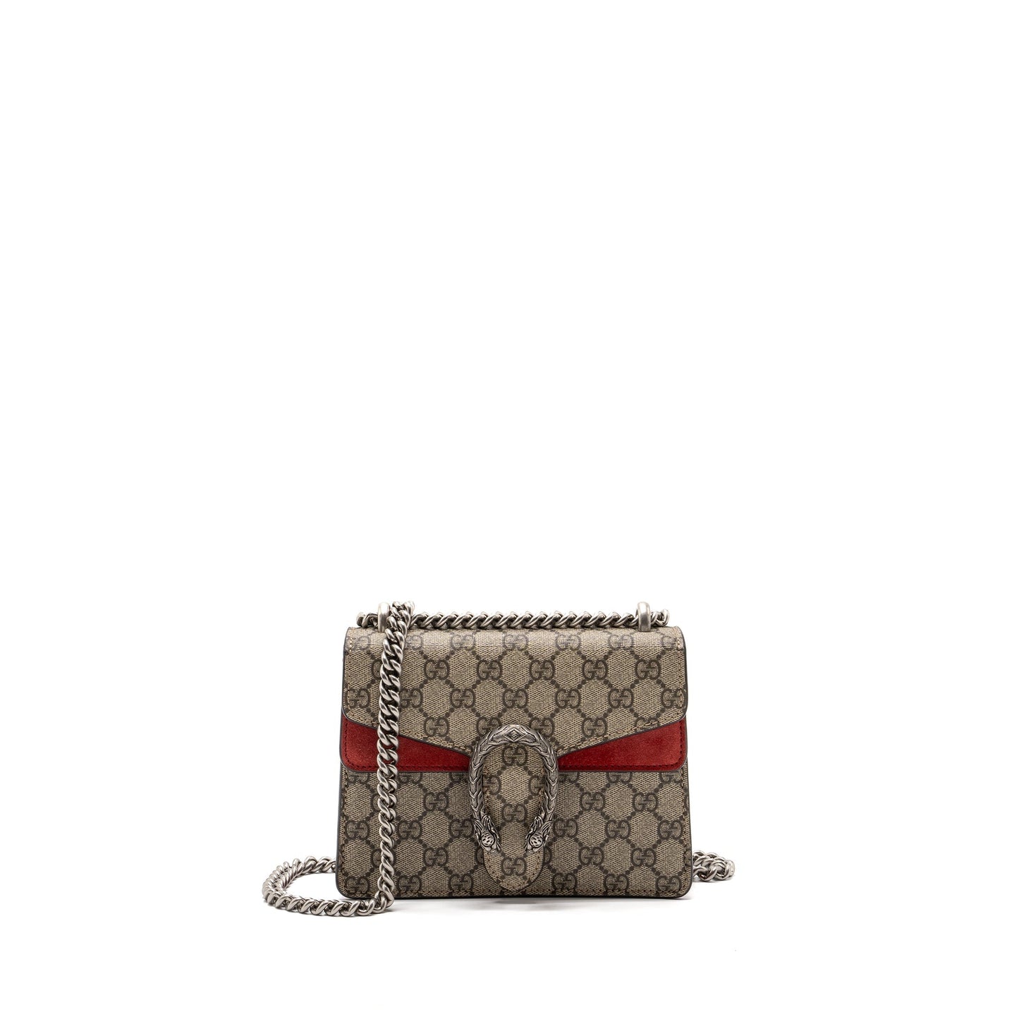 Gucci Dionysus Supreme Bag Shw Red Mini Travel Bag